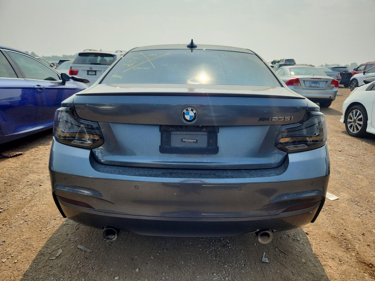 2015 Bmw M235i Gray vin: WBA1J7C51FV358248