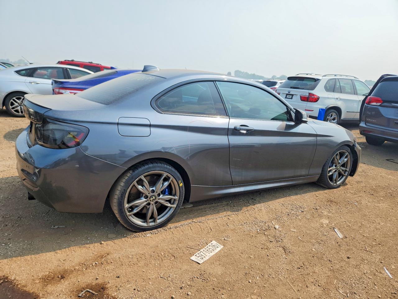 2015 Bmw M235i Gray vin: WBA1J7C51FV358248
