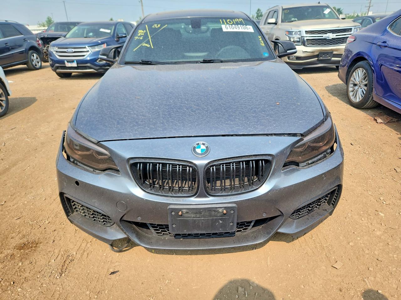 2015 Bmw M235i Gray vin: WBA1J7C51FV358248