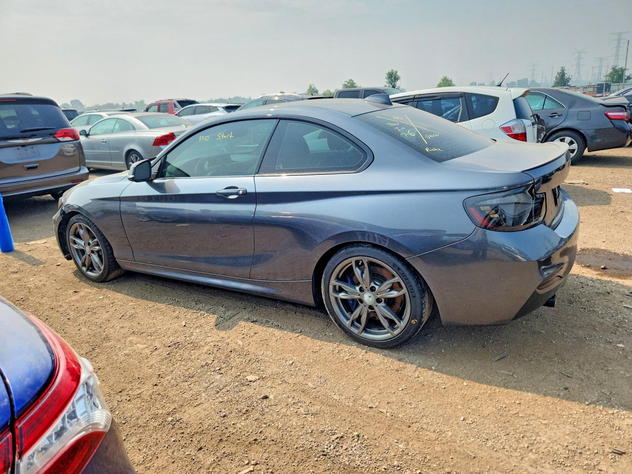 2015 Bmw M235i Gray vin: WBA1J7C51FV358248
