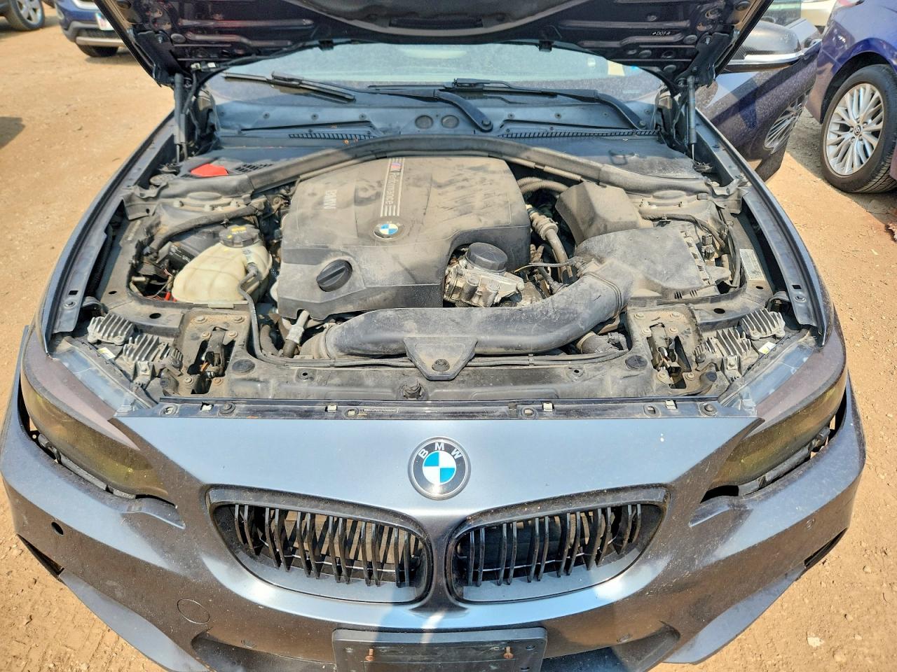 2015 Bmw M235i Gray vin: WBA1J7C51FV358248