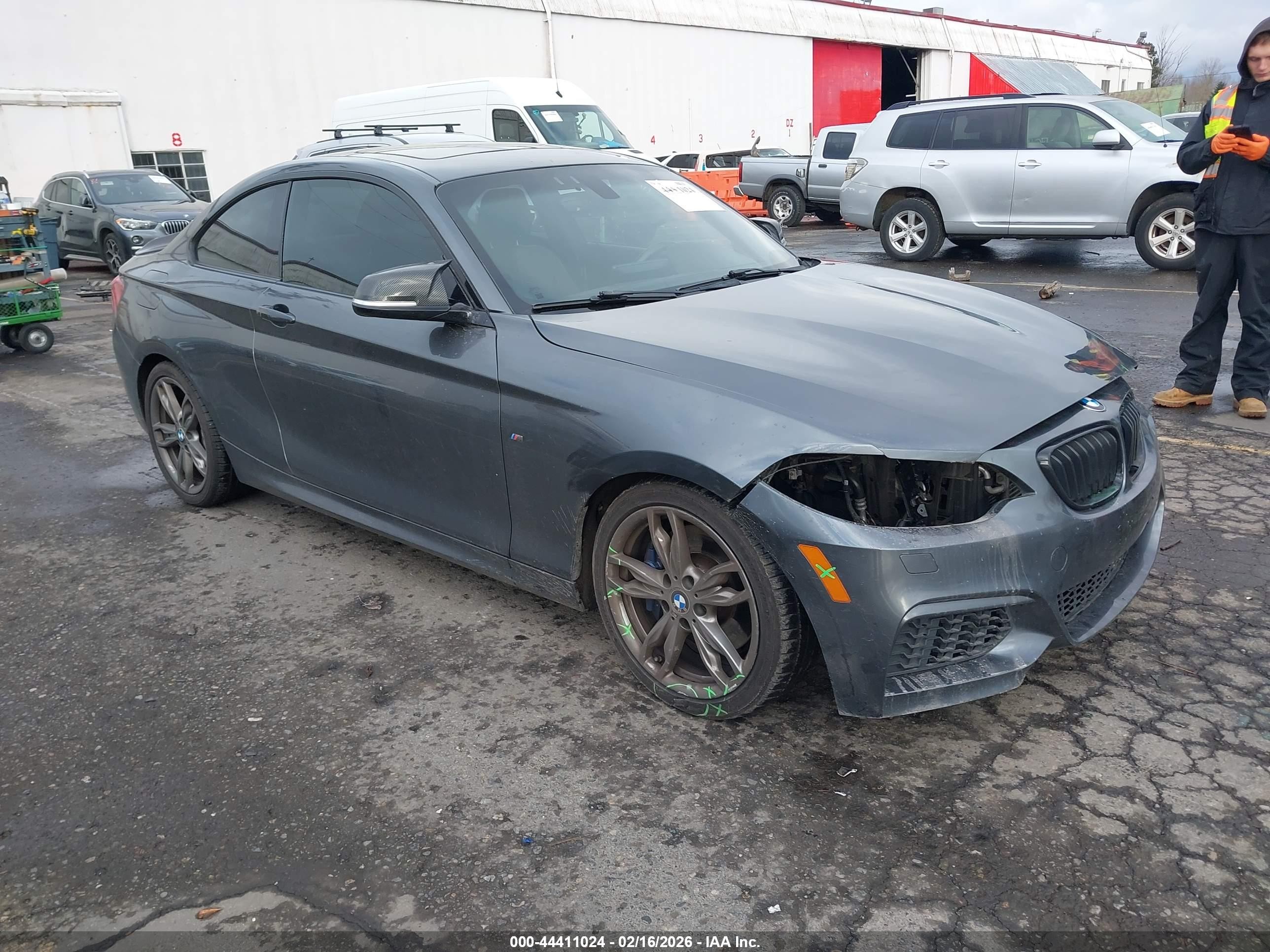2014 Bmw M235   Gray vin: WBA1J7C52EVW84882