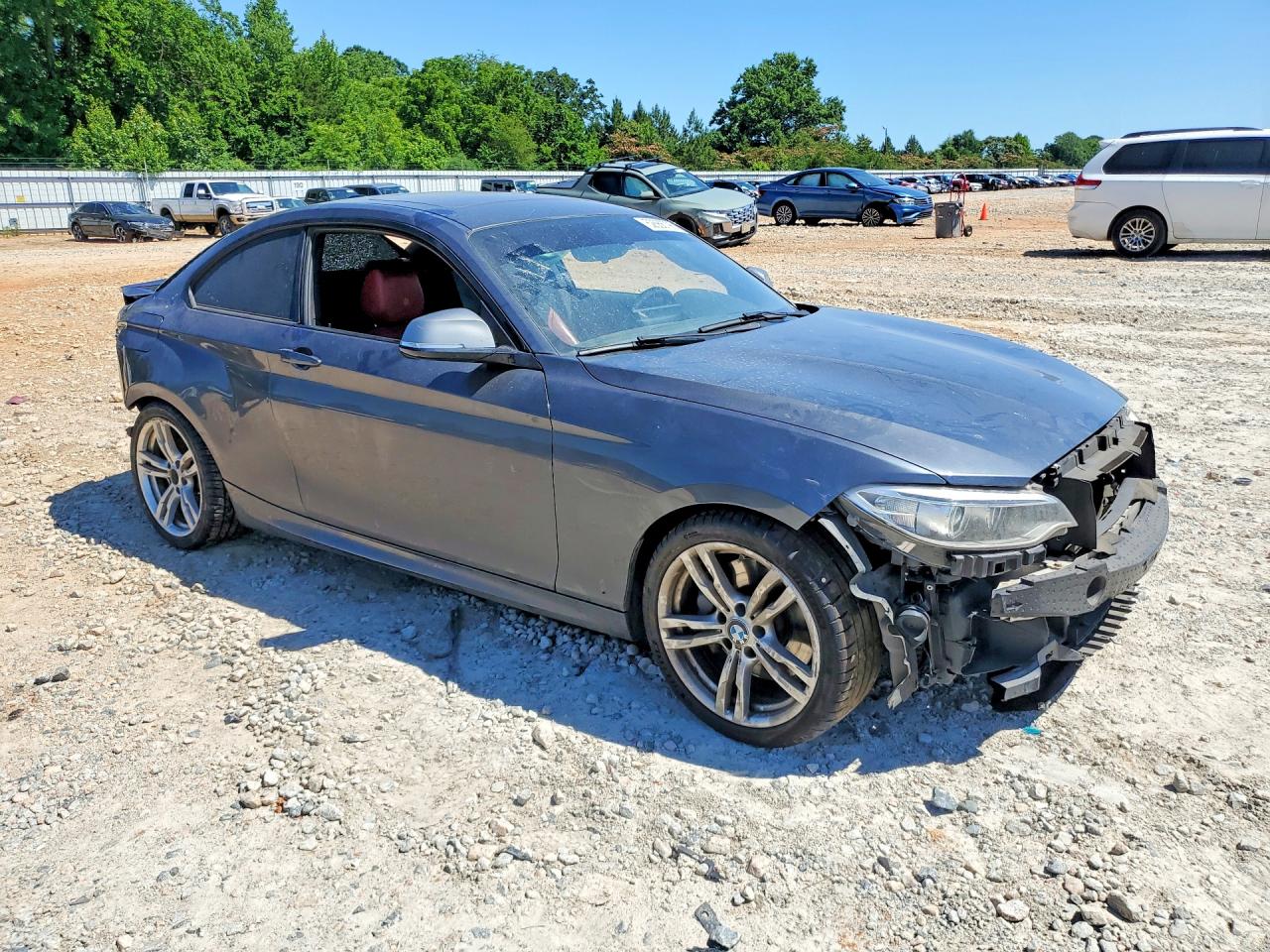 2016 Bmw M235i Charcoal vin: WBA1J7C52GV359443