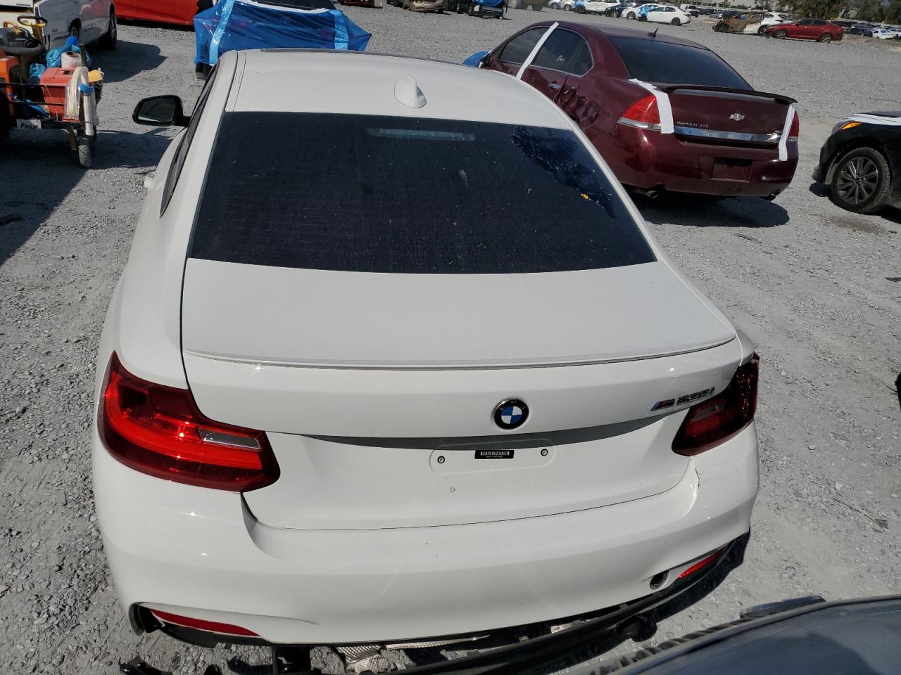 2014 Bmw M235i White vin: WBA1J7C54EV253024
