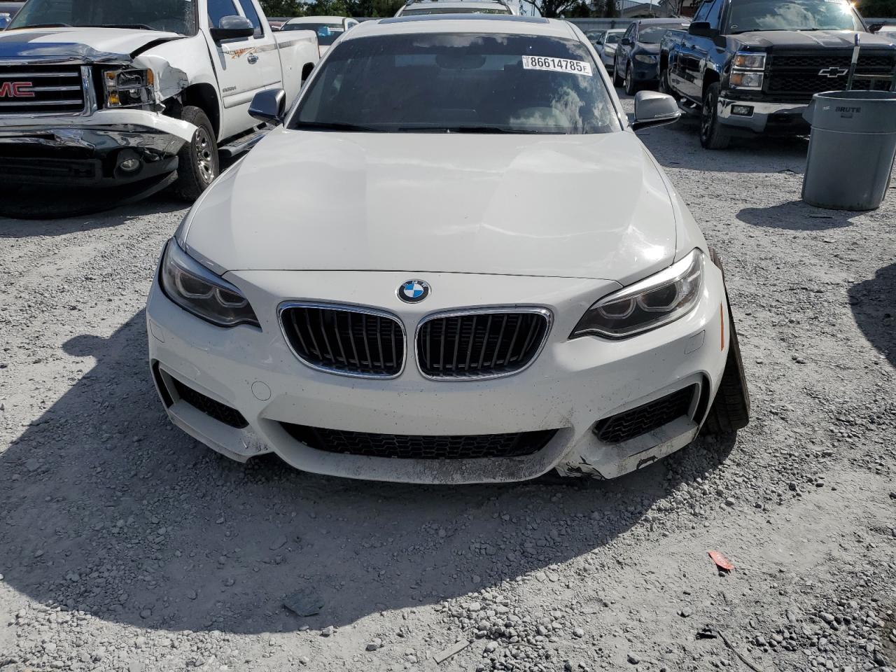 2014 Bmw M235i White vin: WBA1J7C54EV253024