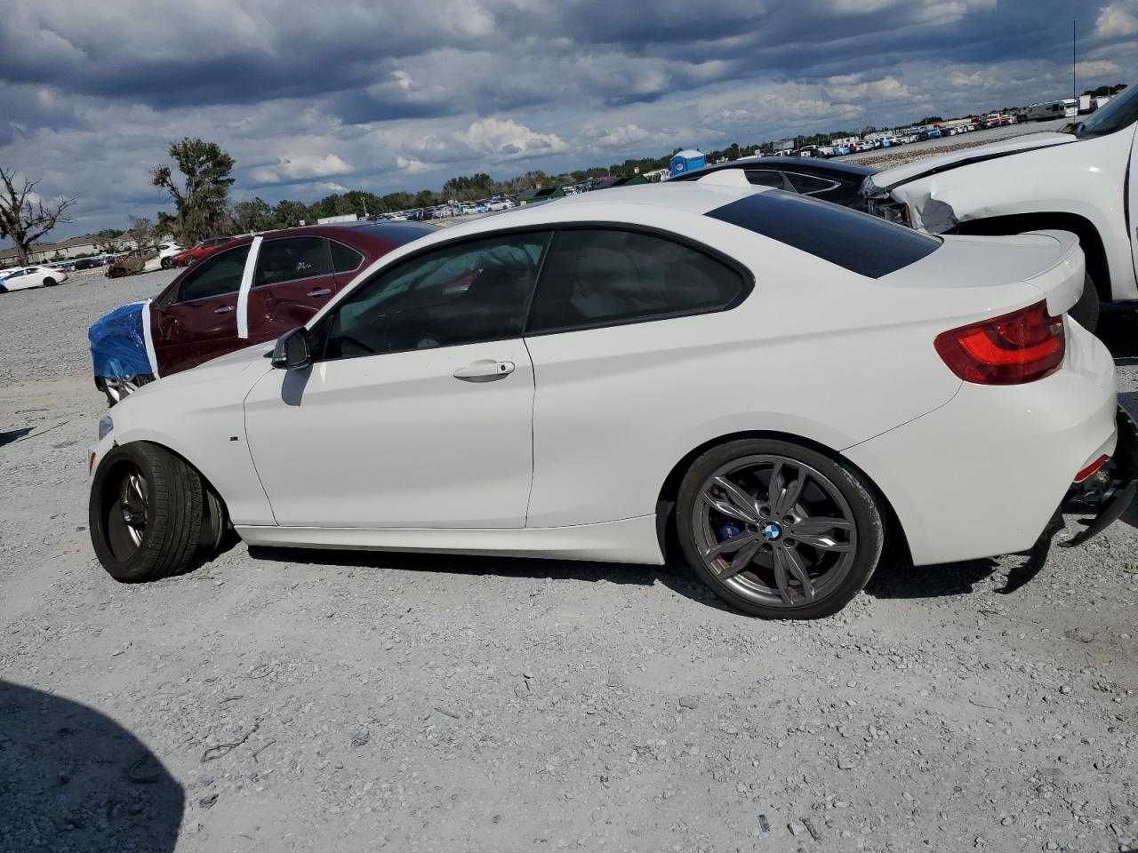 2014 Bmw M235i White vin: WBA1J7C54EV253024