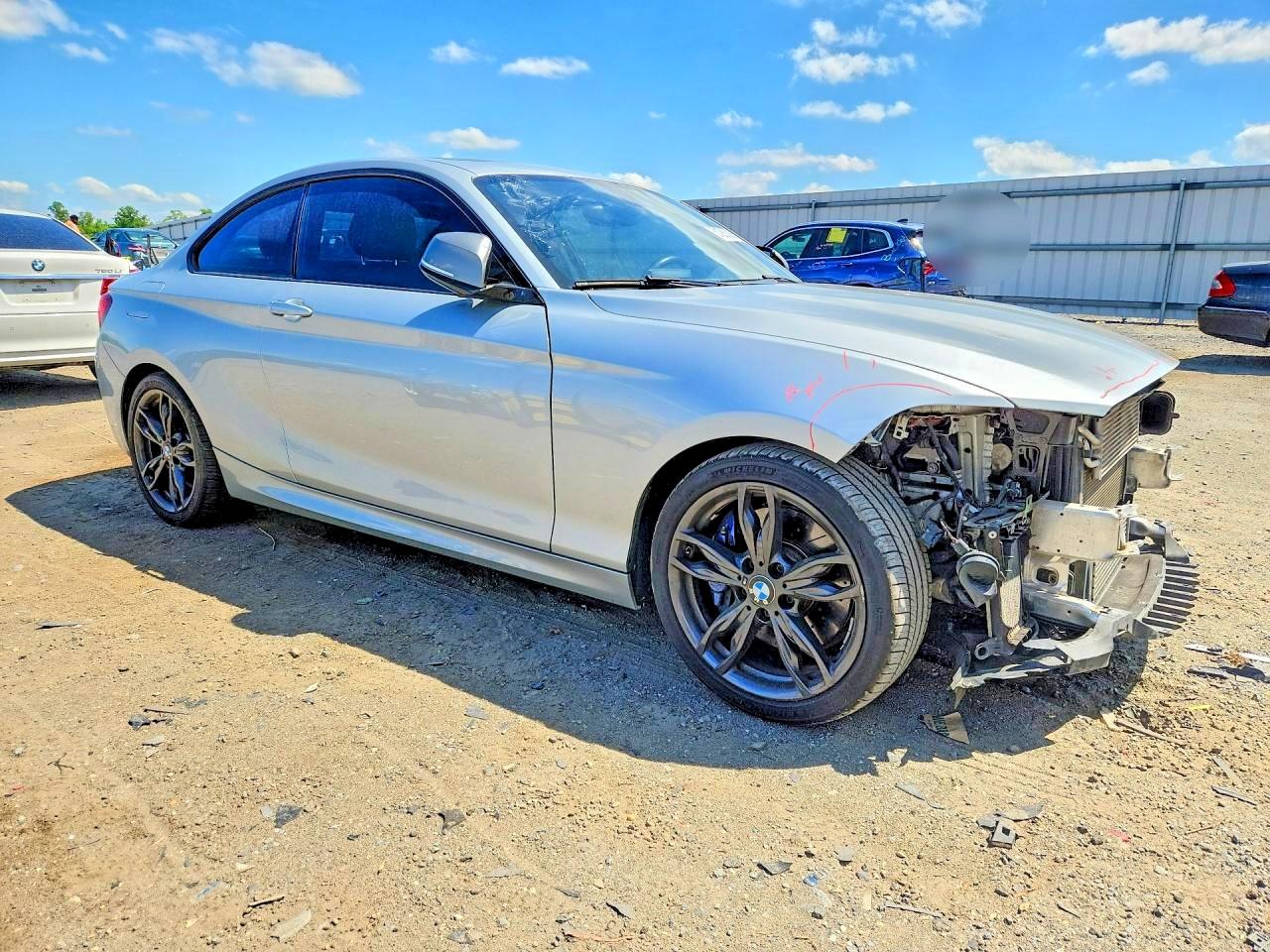 2016 Bmw M235i Silver vin: WBA1J7C54GV360562