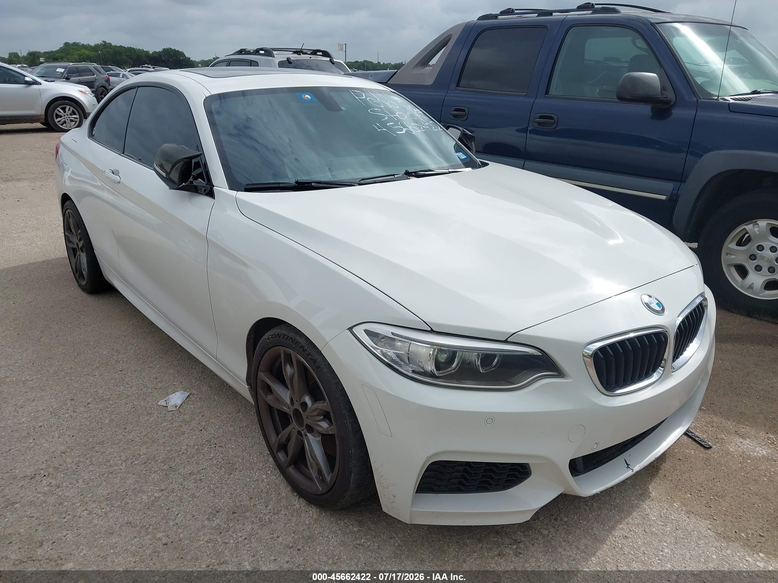 2015 Bmw M235   White vin: WBA1J7C56FV358410