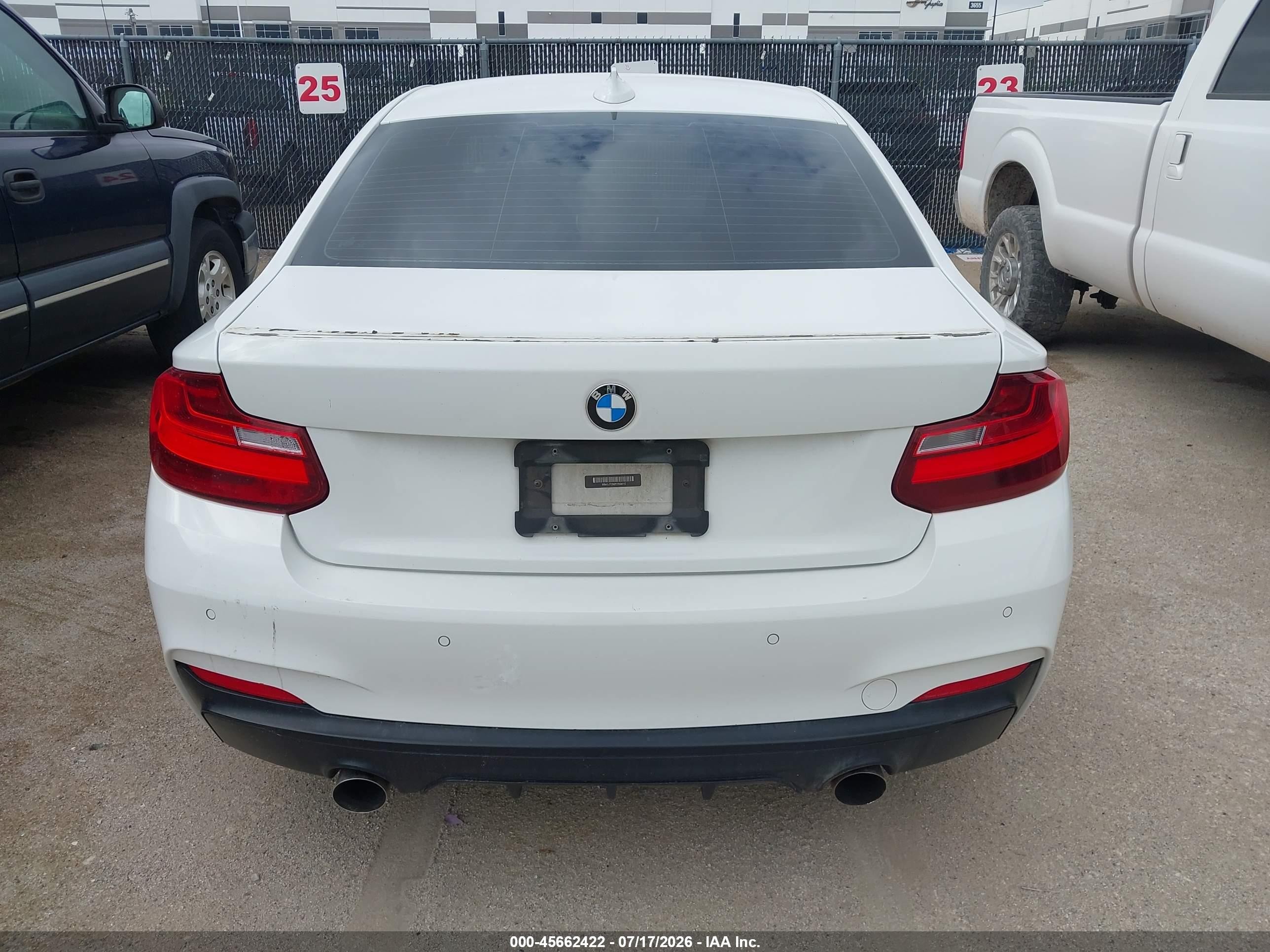2015 Bmw M235   White vin: WBA1J7C56FV358410