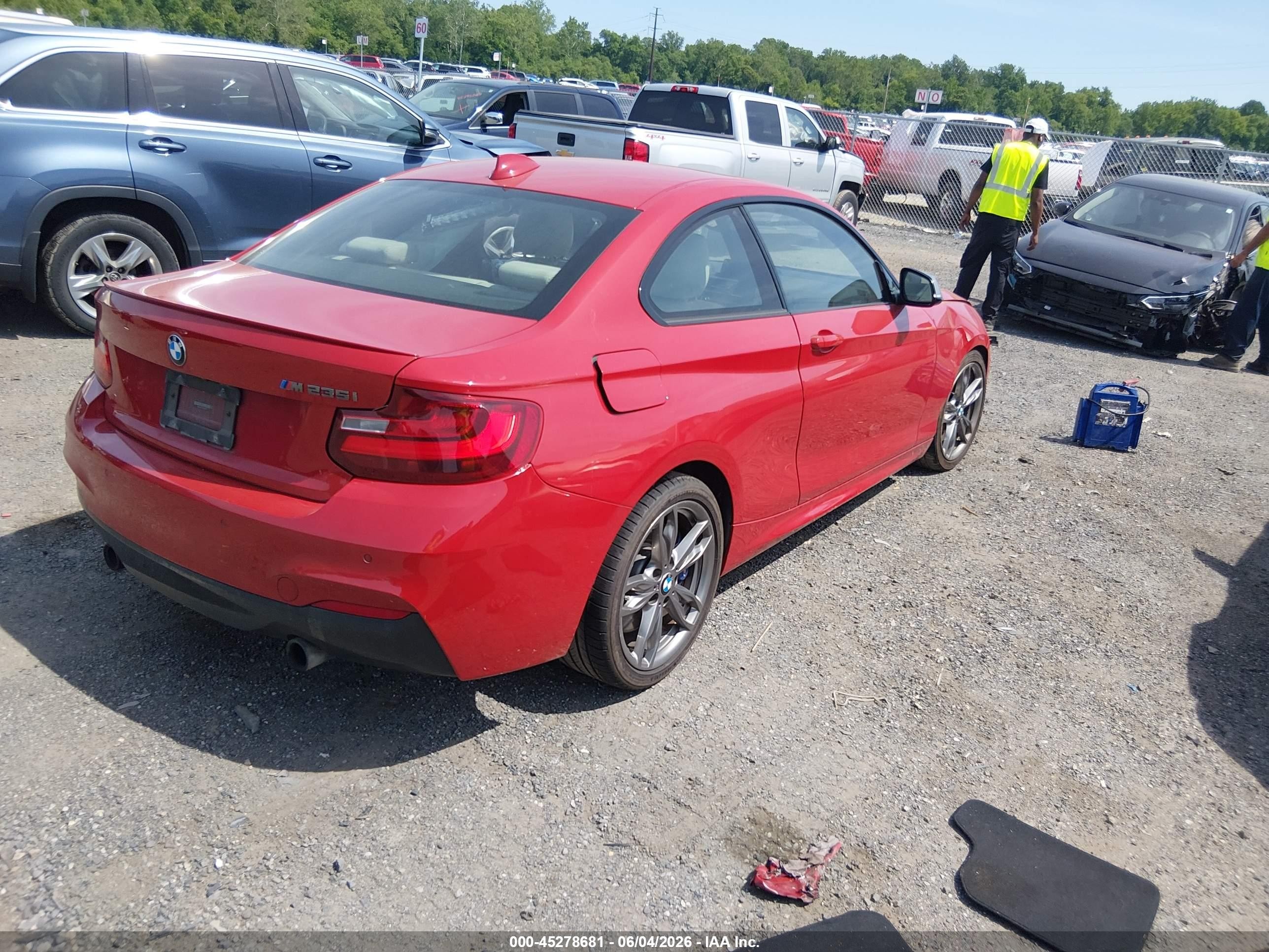 2015 Bmw M235   Красный vin: WBA1J7C56FV358729
