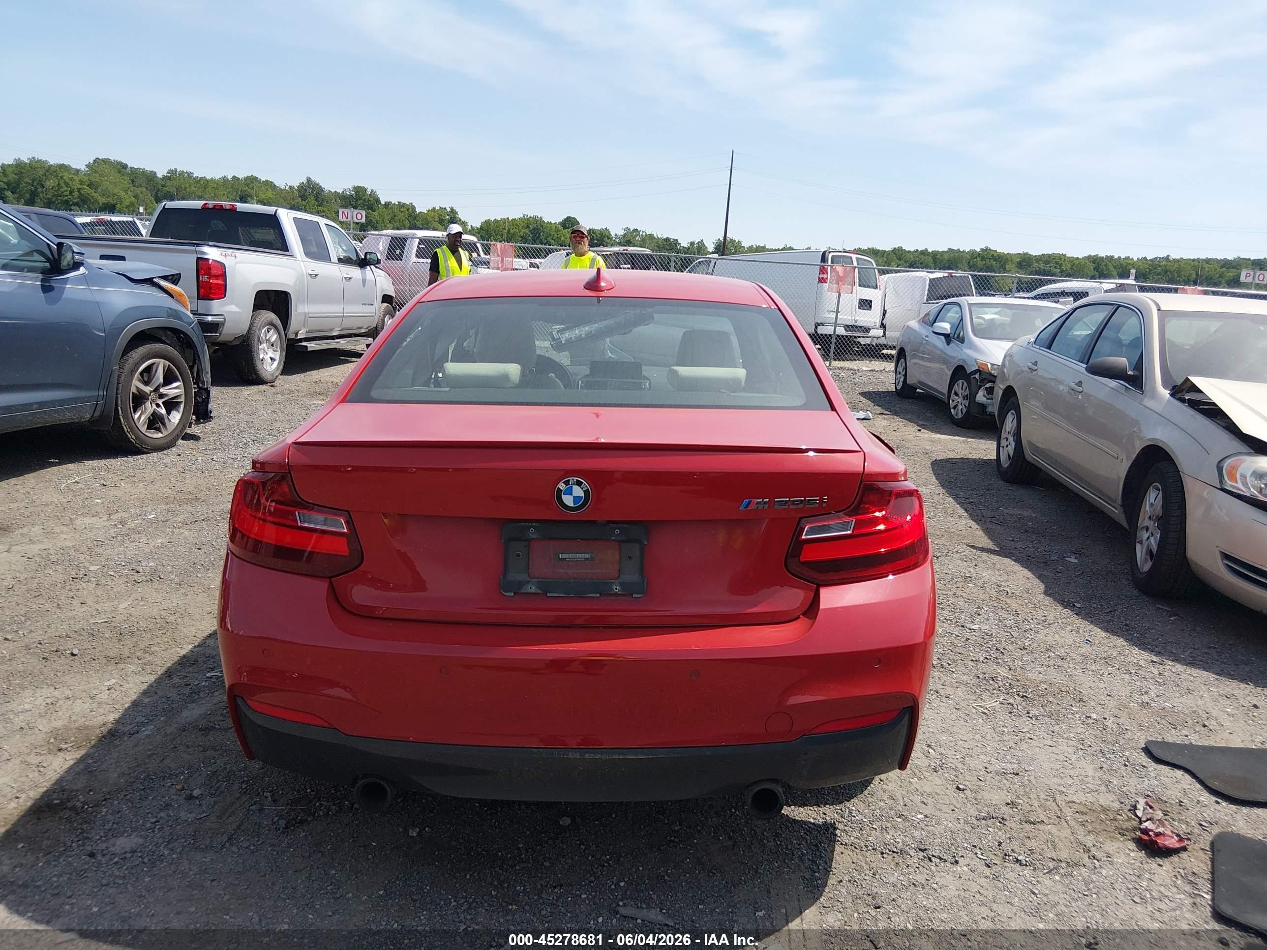 2015 Bmw M235   Красный vin: WBA1J7C56FV358729