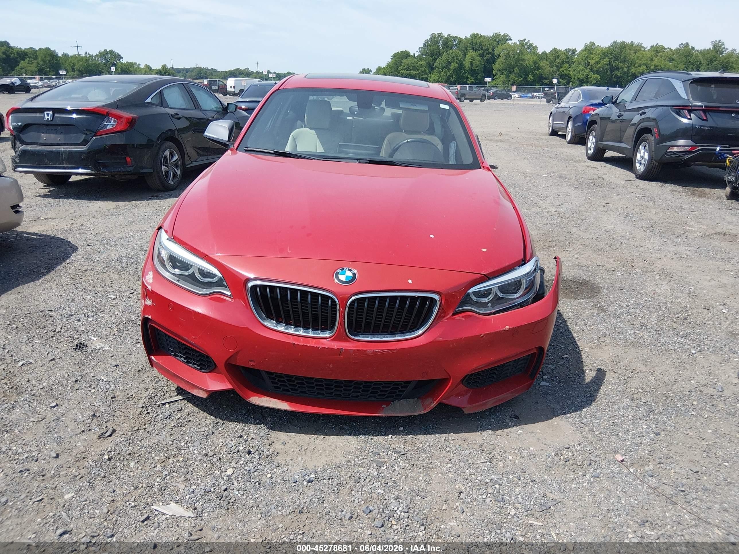 2015 Bmw M235   Красный vin: WBA1J7C56FV358729