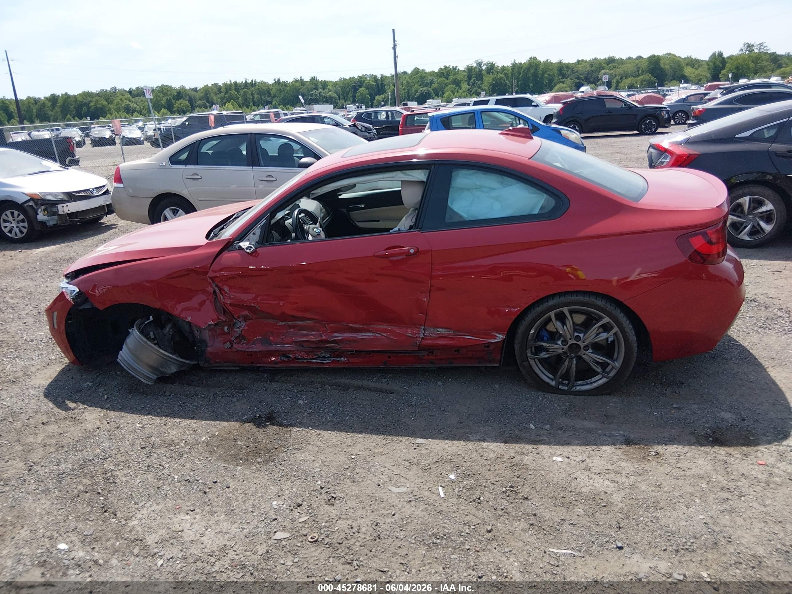 2015 Bmw M235   Красный vin: WBA1J7C56FV358729
