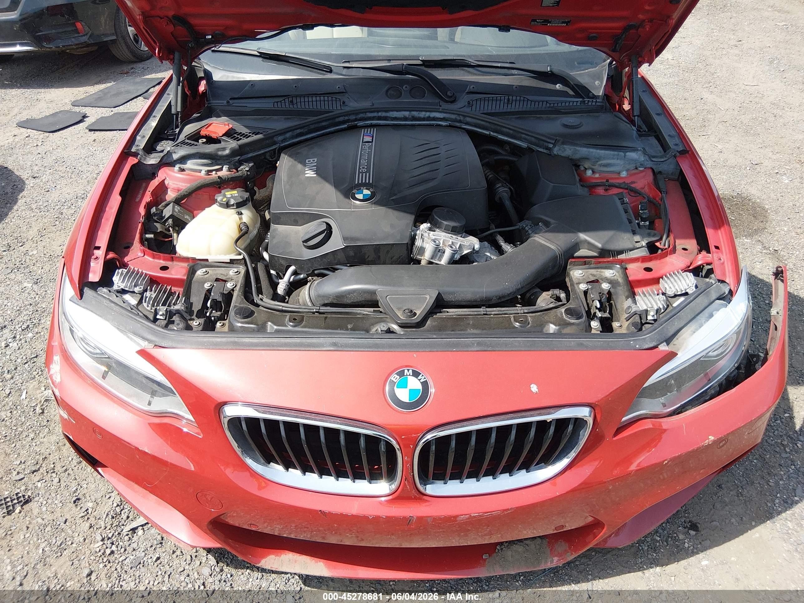 2015 Bmw M235   Красный vin: WBA1J7C56FV358729