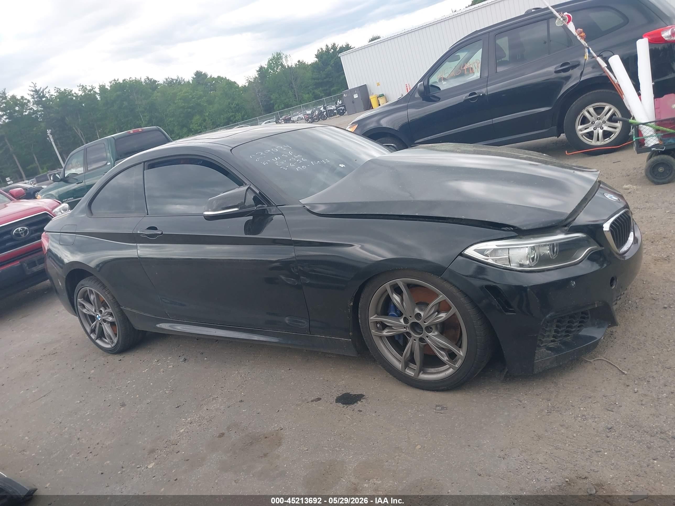 2016 Bmw M235i   Черный vin: WBA1J7C56GV359509