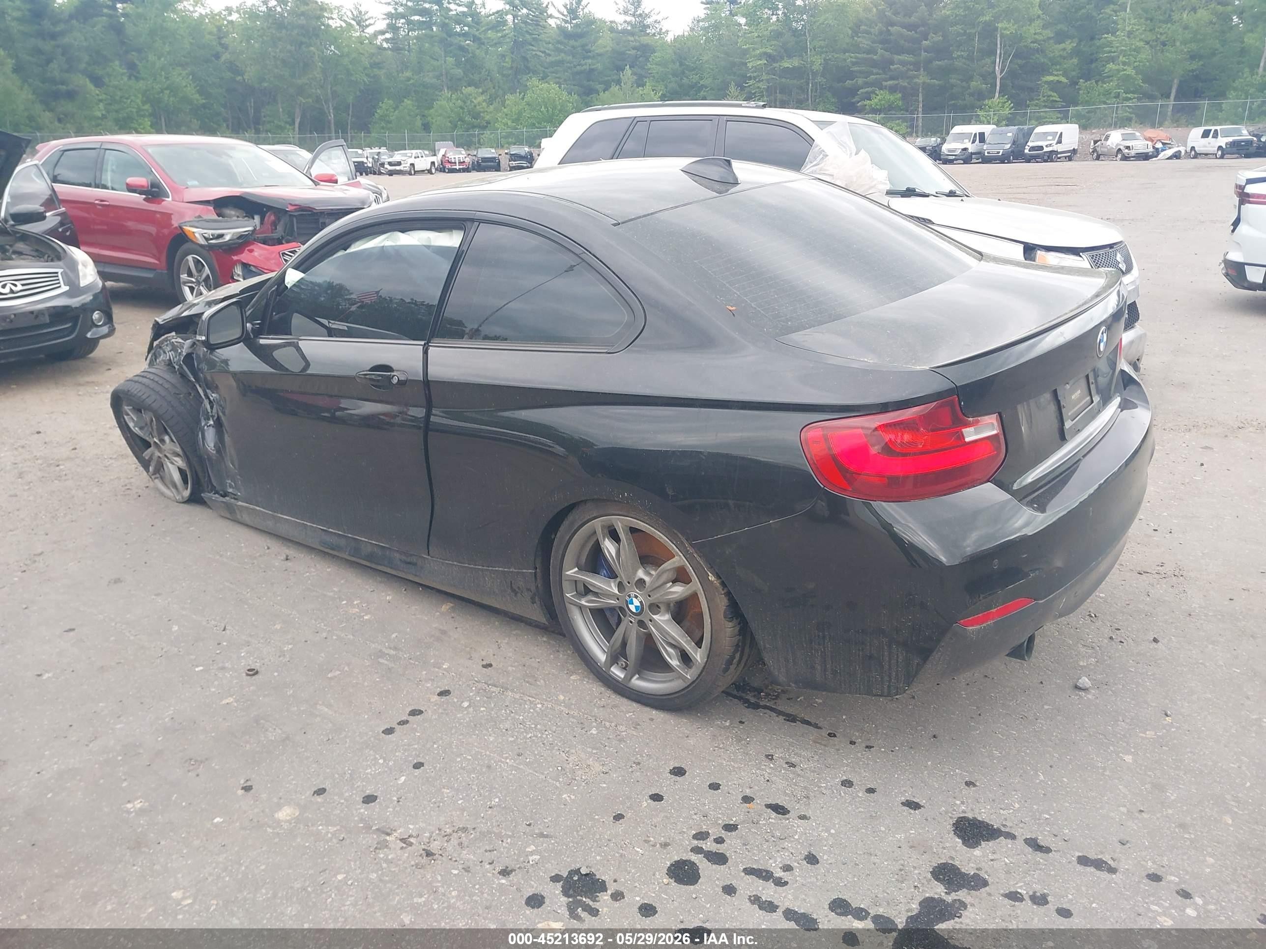 2016 Bmw M235i   Черный vin: WBA1J7C56GV359509