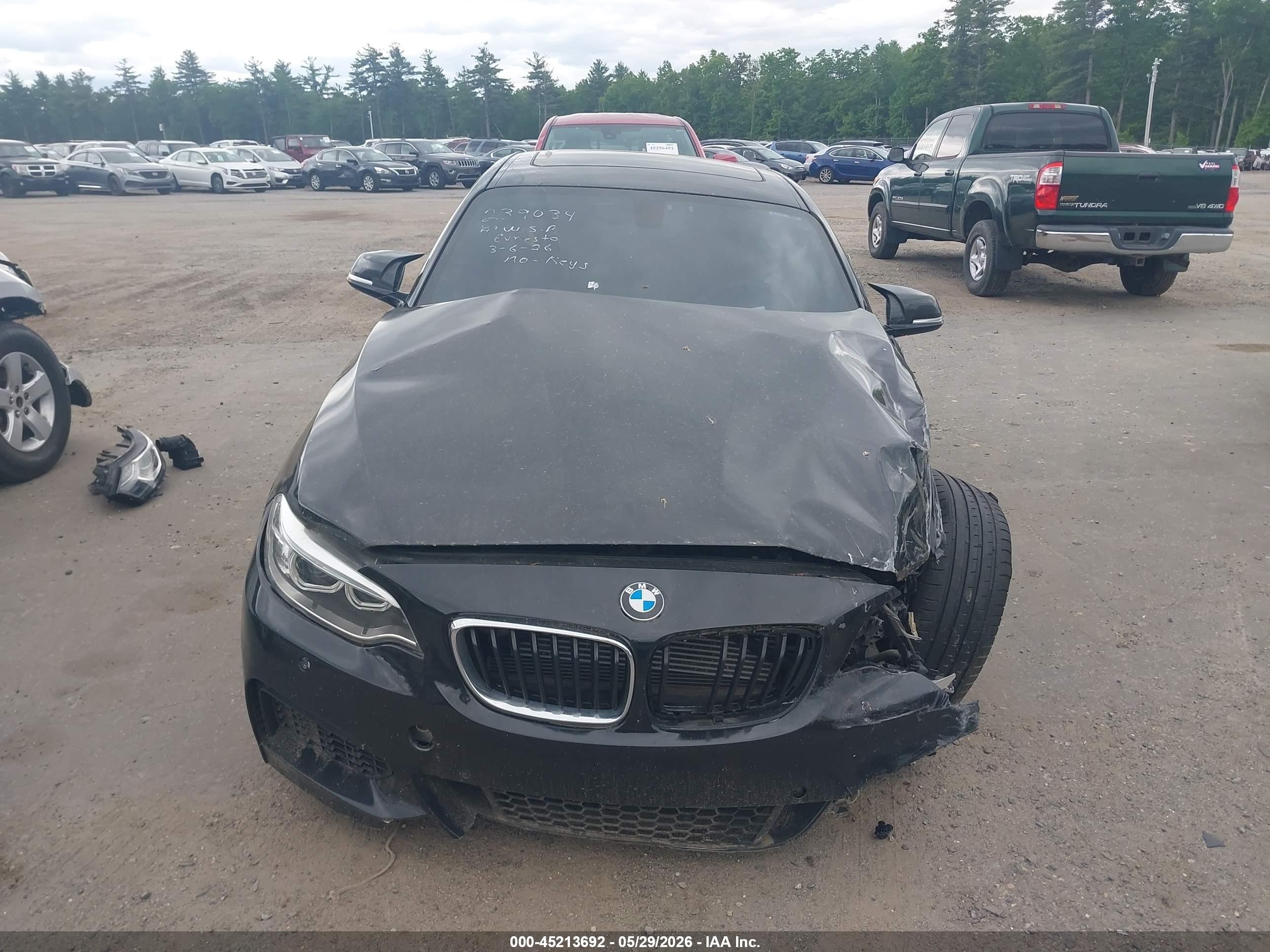 2016 Bmw M235i   Черный vin: WBA1J7C56GV359509