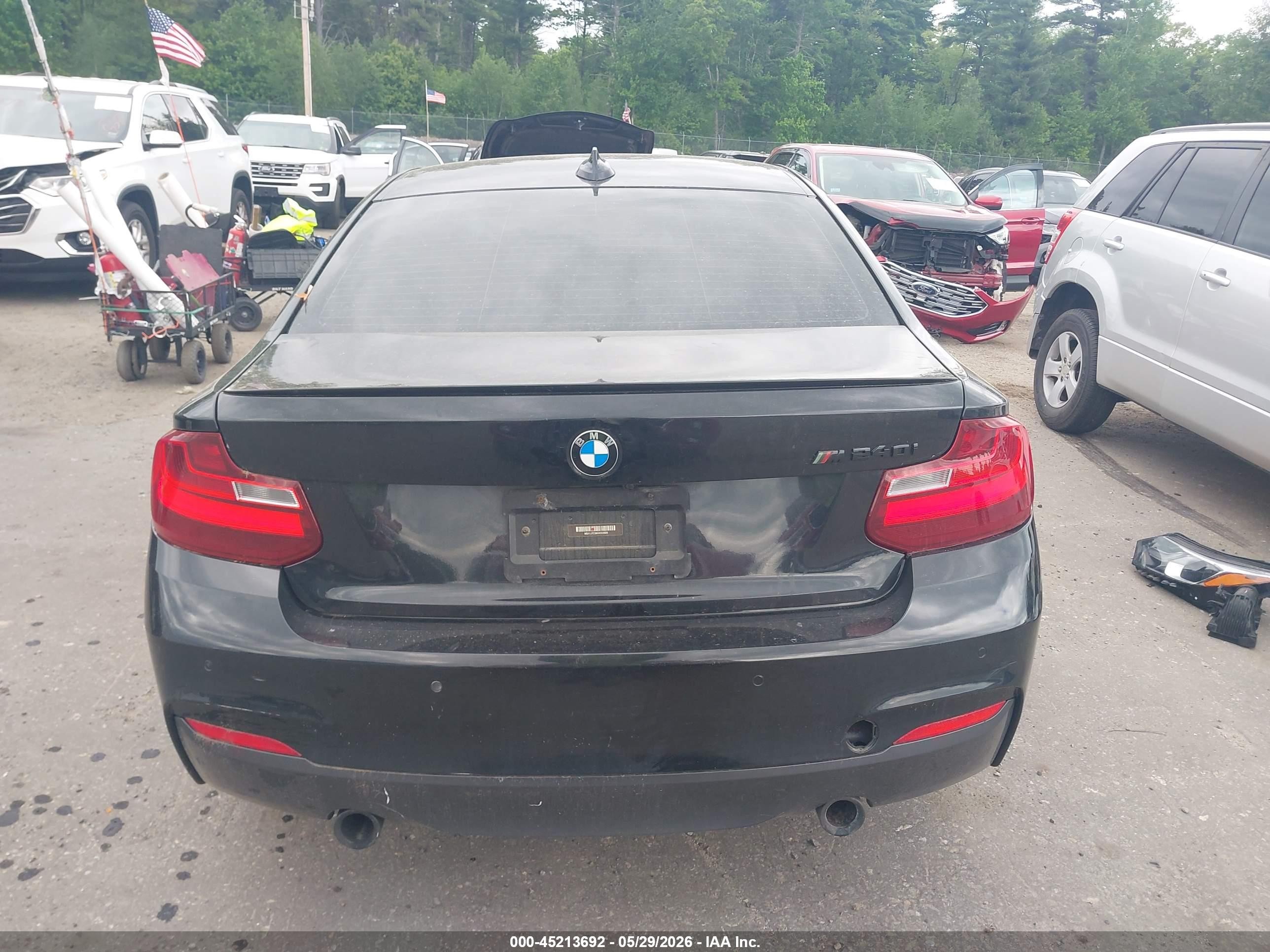 2016 Bmw M235i   Черный vin: WBA1J7C56GV359509