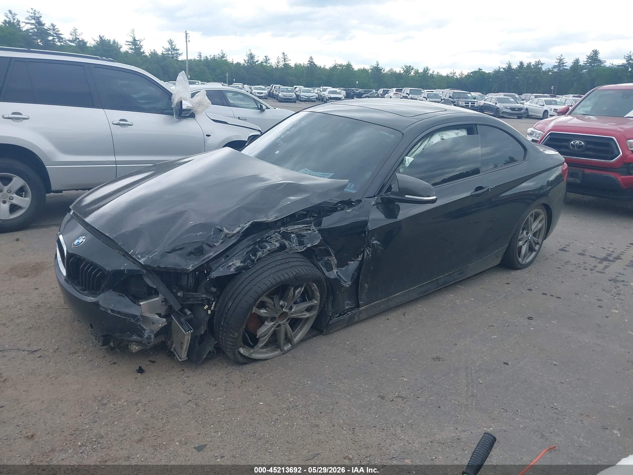 2016 Bmw M235i   Черный vin: WBA1J7C56GV359509