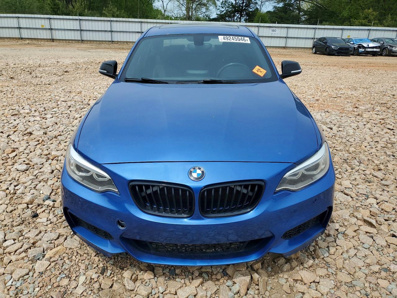 2014 Bmw Motorrad M235i Blue vin: WBA1J7C57EVX33994