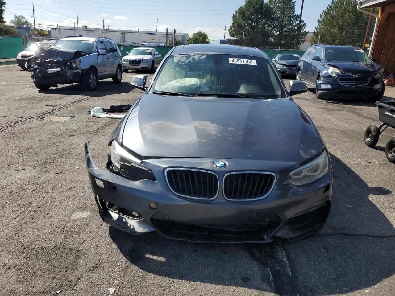 2014 Bmw M235i Серый vin: WBA1J7C58EV253026