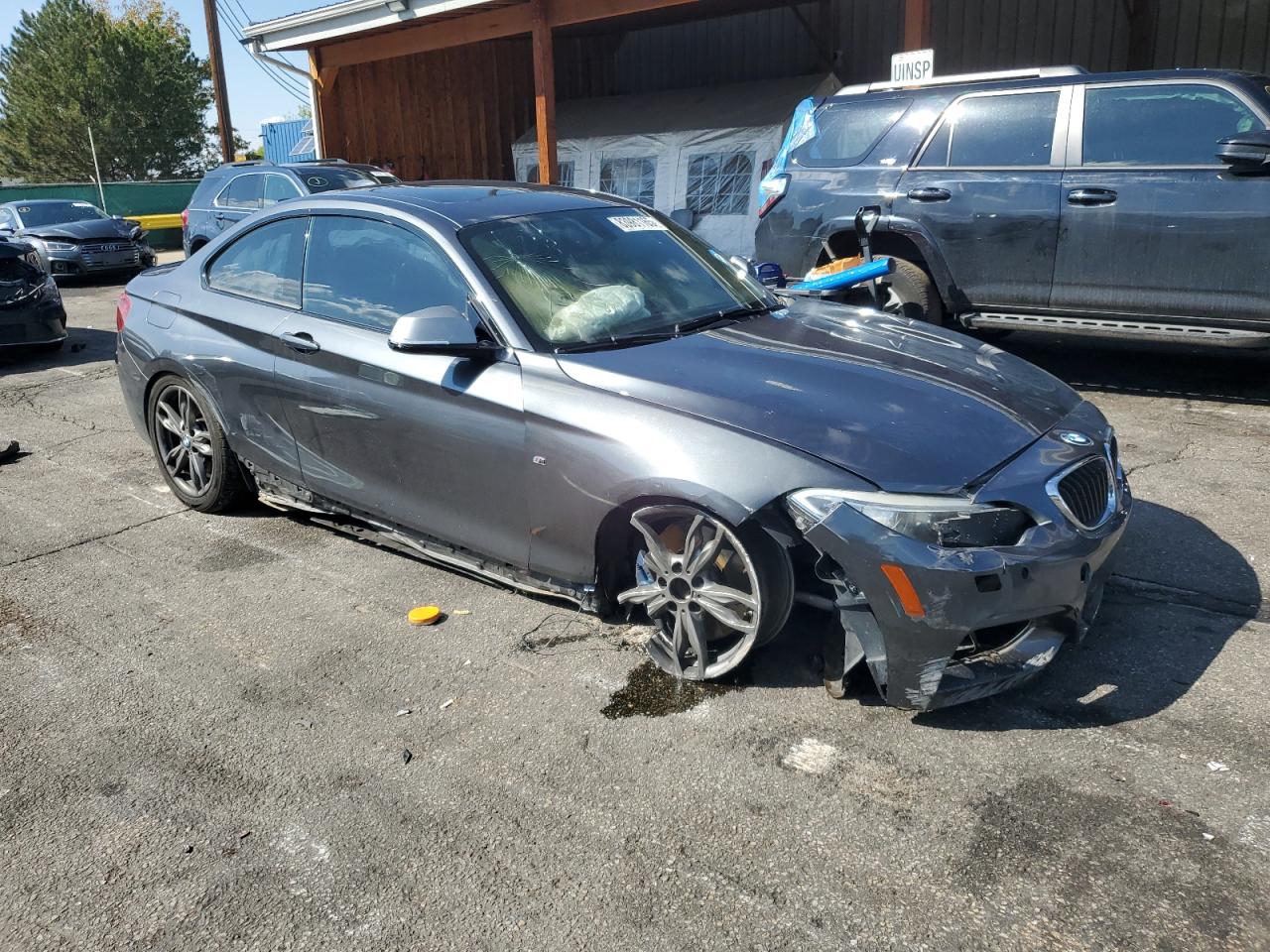 2014 Bmw M235i Серый vin: WBA1J7C58EV253026