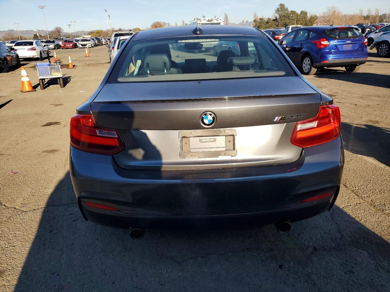 2014 Bmw M235i Серый vin: WBA1J7C58EVW84109