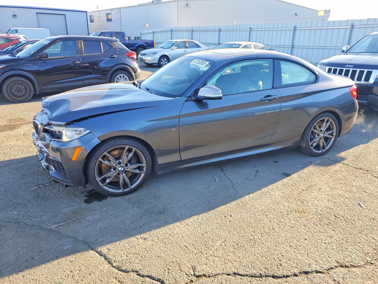 2014 Bmw M235i Gray vin: WBA1J7C58EVW84109
