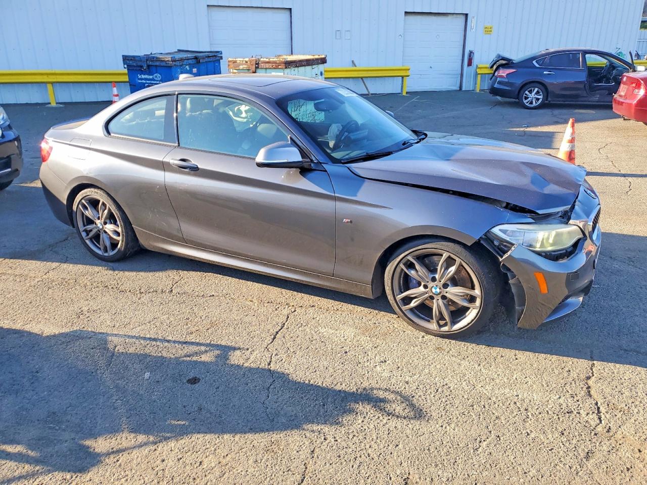 2014 Bmw M235i Серый vin: WBA1J7C58EVW84109