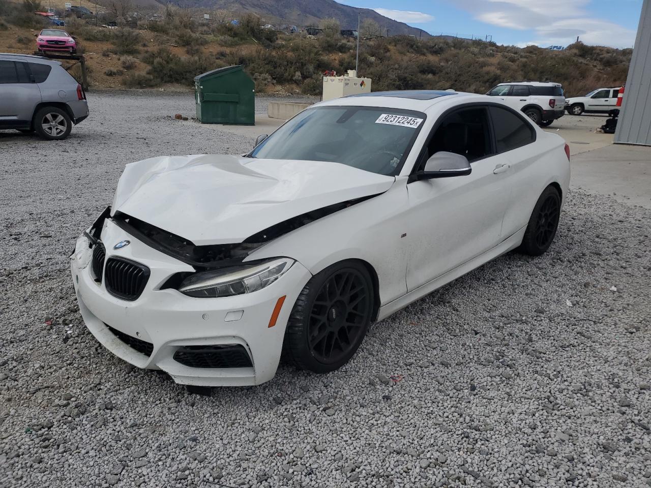 2014 Bmw M235i White vin: WBA1J7C58EVW84658