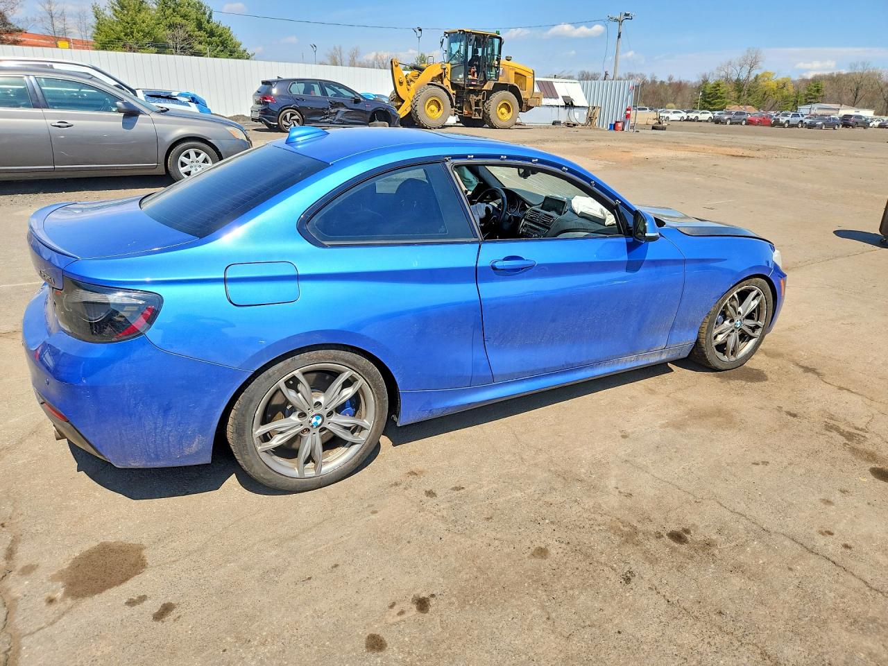 2014 Bmw M235i Blue vin: WBA1J7C58EVX33700