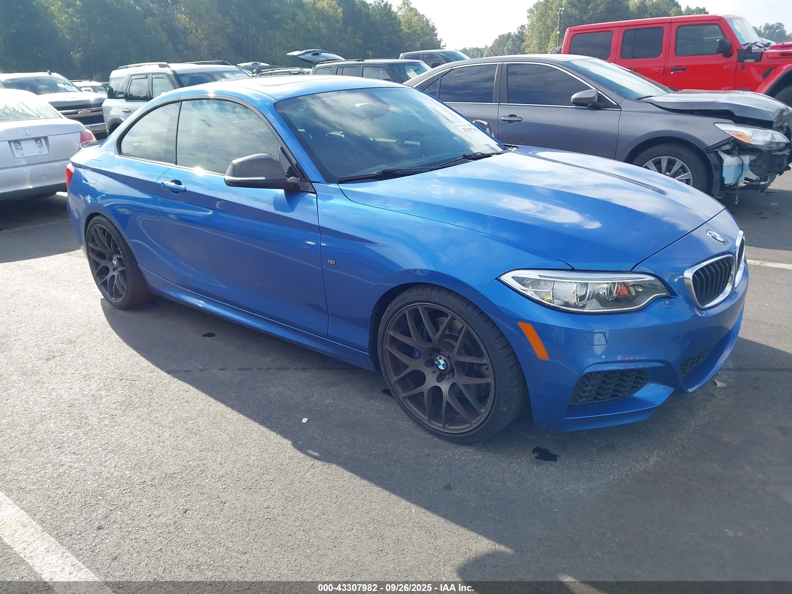 2014 Bmw M235   Light Blue vin: WBA1J7C59EVW84135