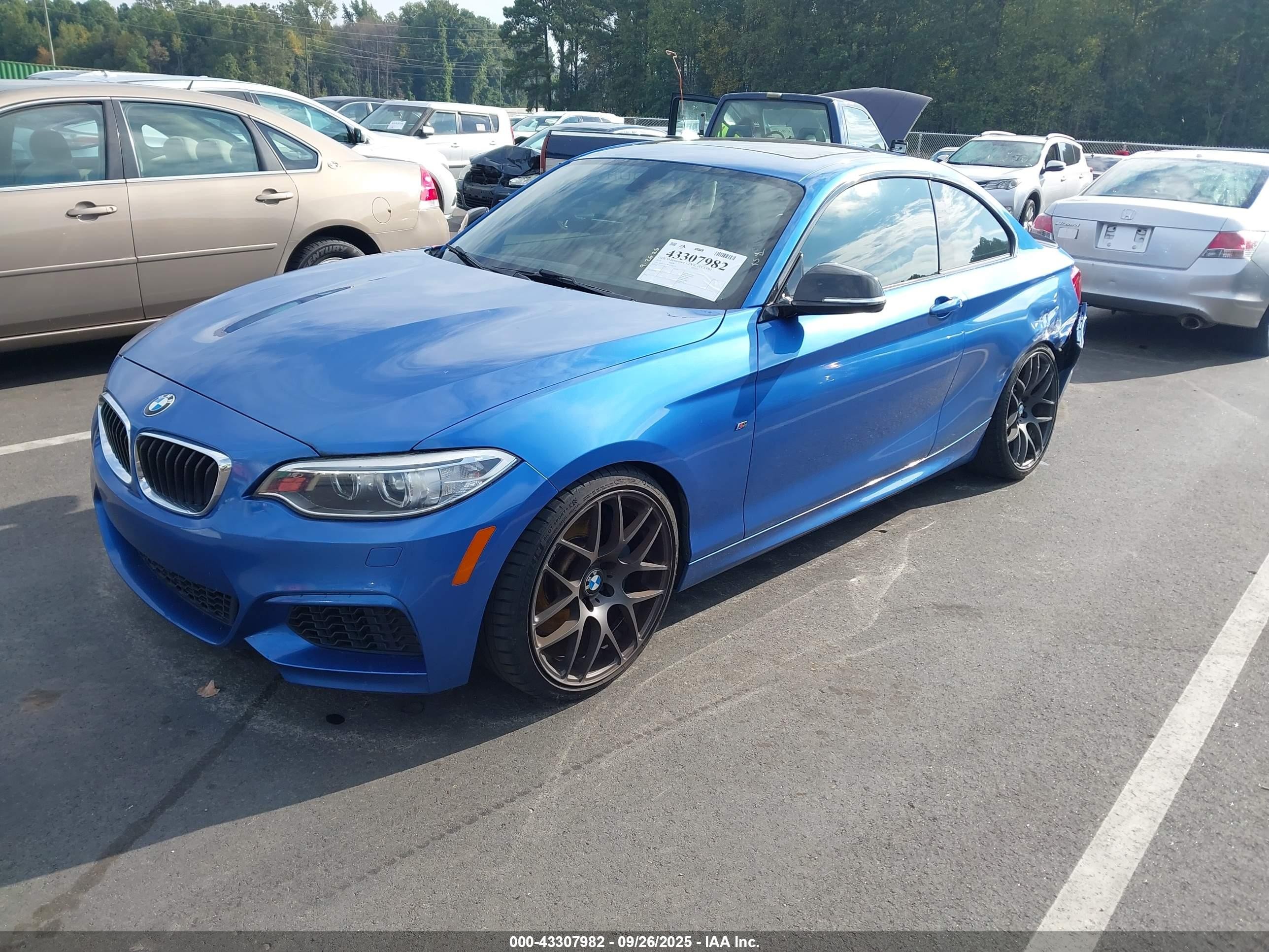 2014 Bmw M235   Light Blue vin: WBA1J7C59EVW84135