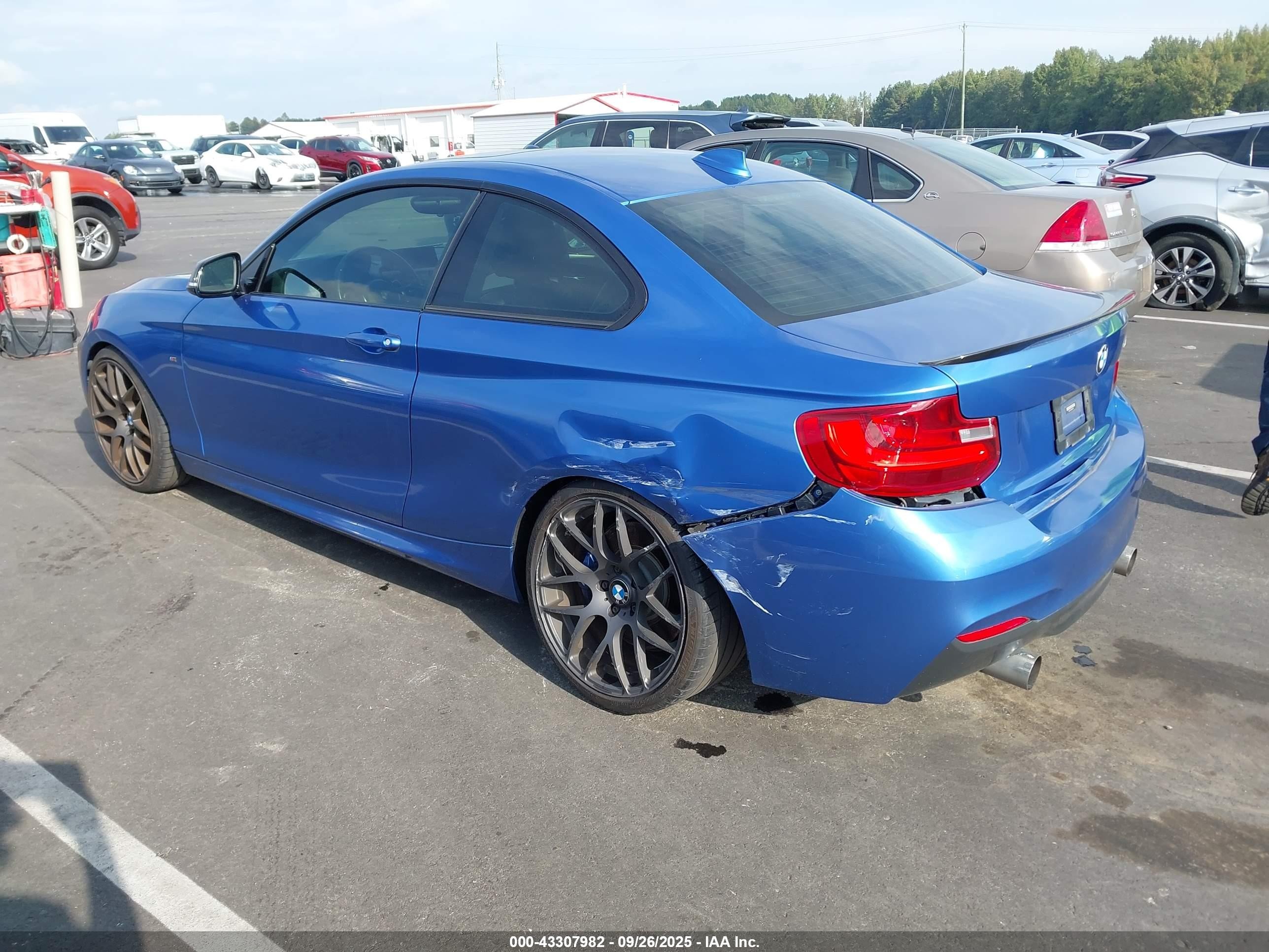 2014 Bmw M235   Light Blue vin: WBA1J7C59EVW84135