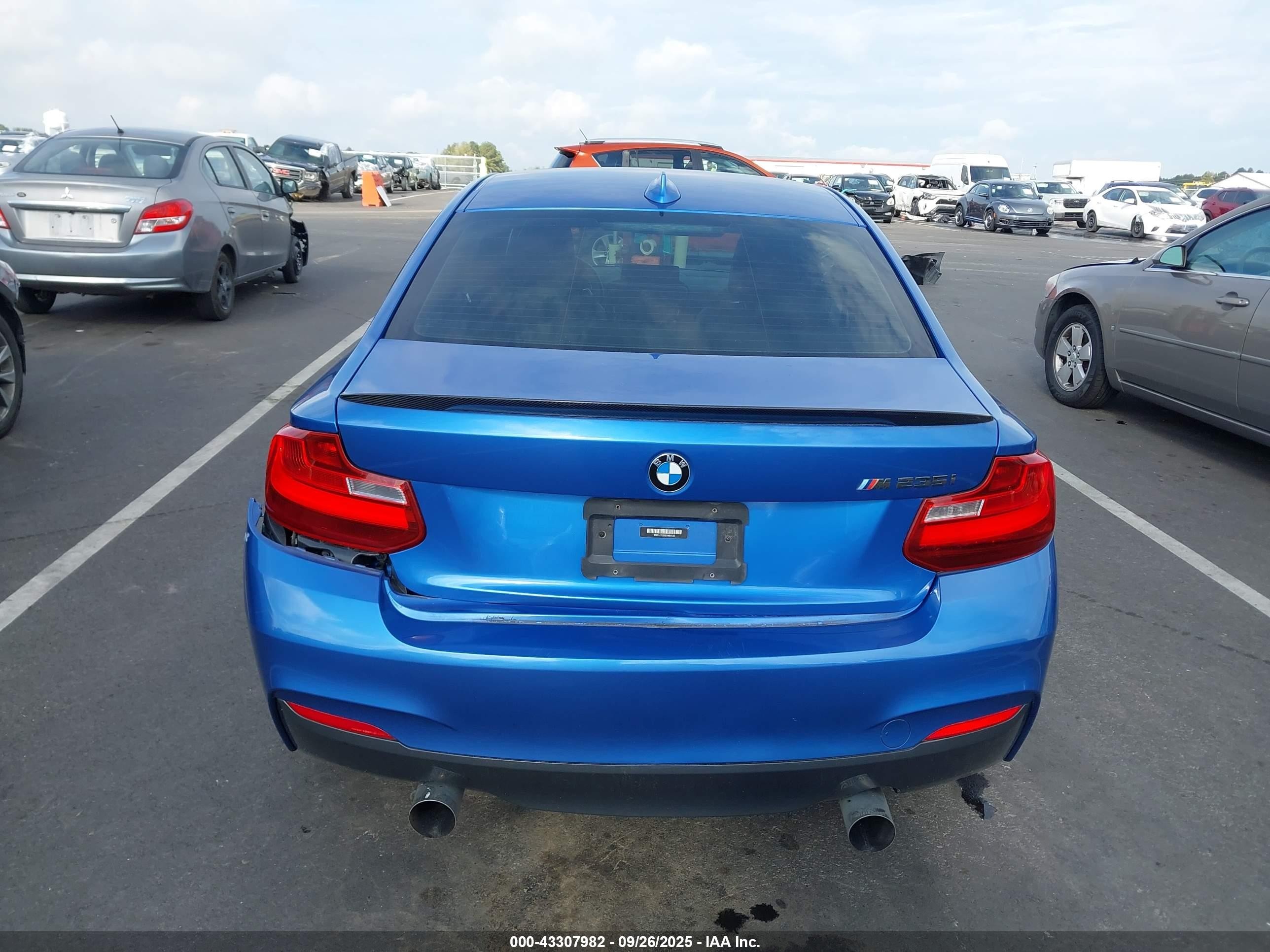 2014 Bmw M235   Light Blue vin: WBA1J7C59EVW84135