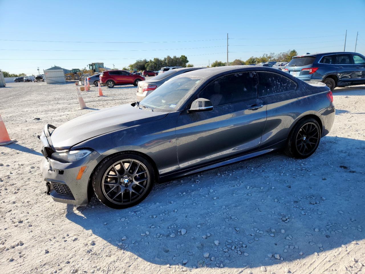 2014 Bmw M235i Gray vin: WBA1J7C5XEV253142