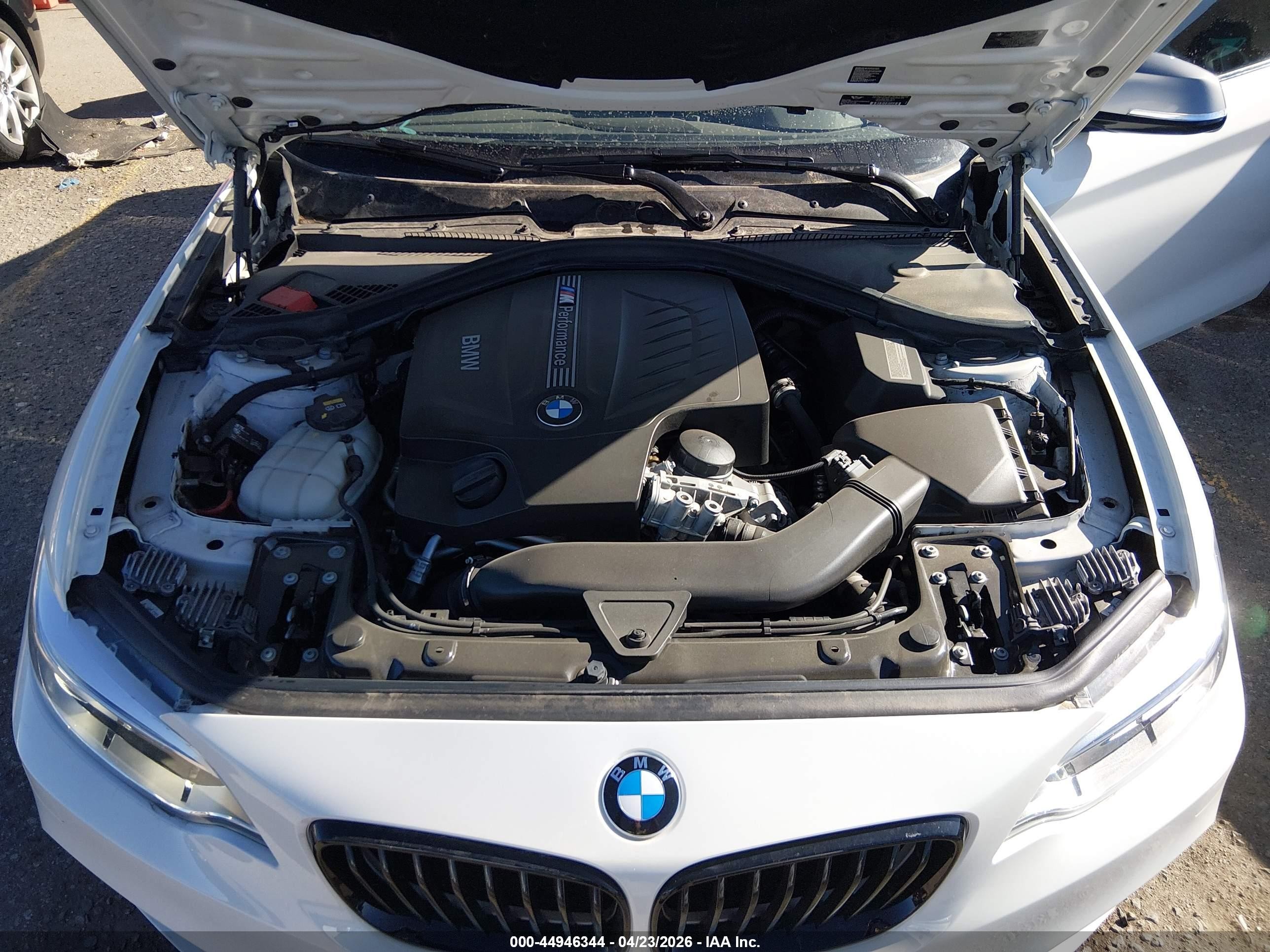 2015 Bmw M235   White vin: WBA1J7C5XFV289088