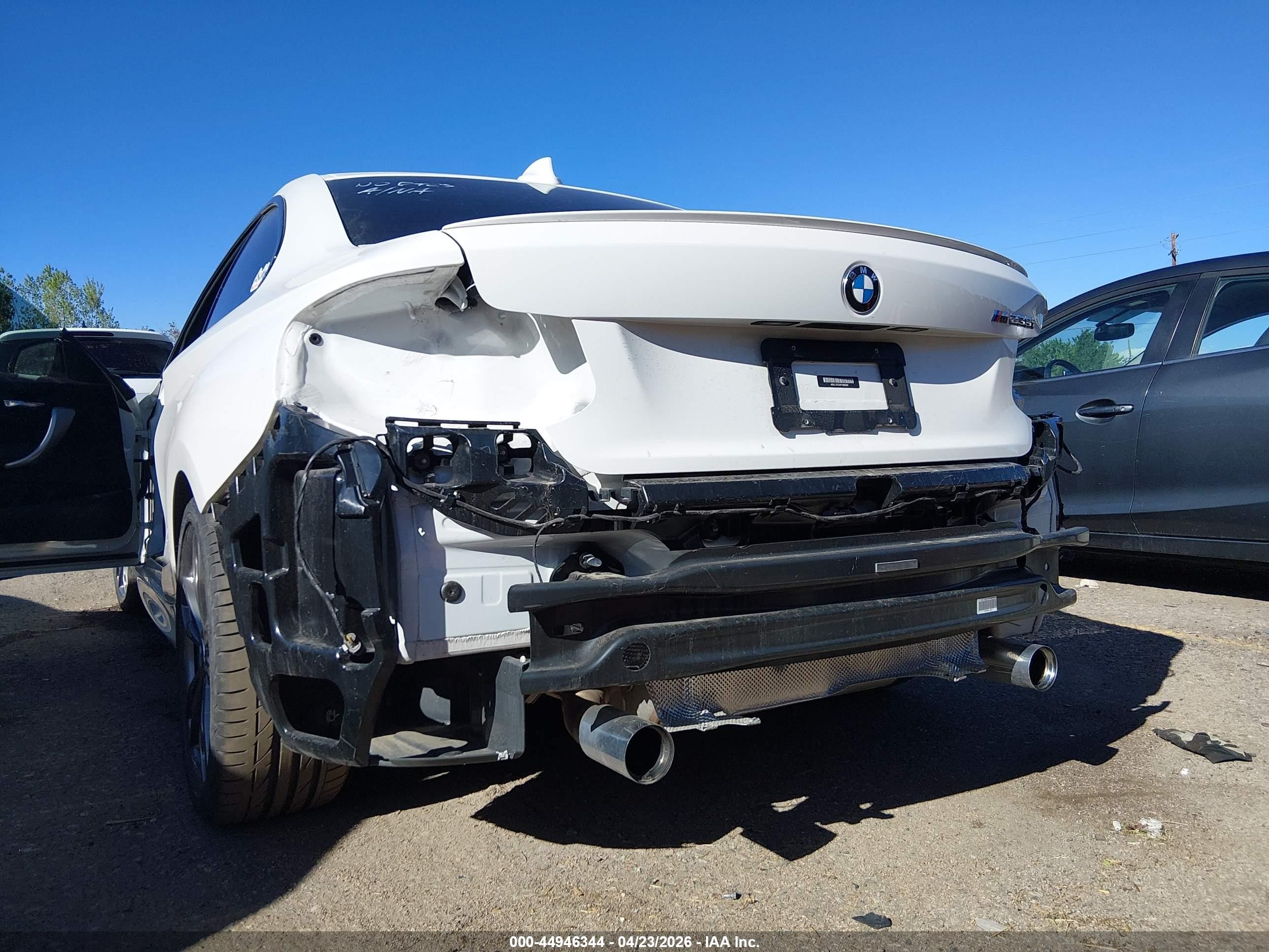 2015 Bmw M235   White vin: WBA1J7C5XFV289088