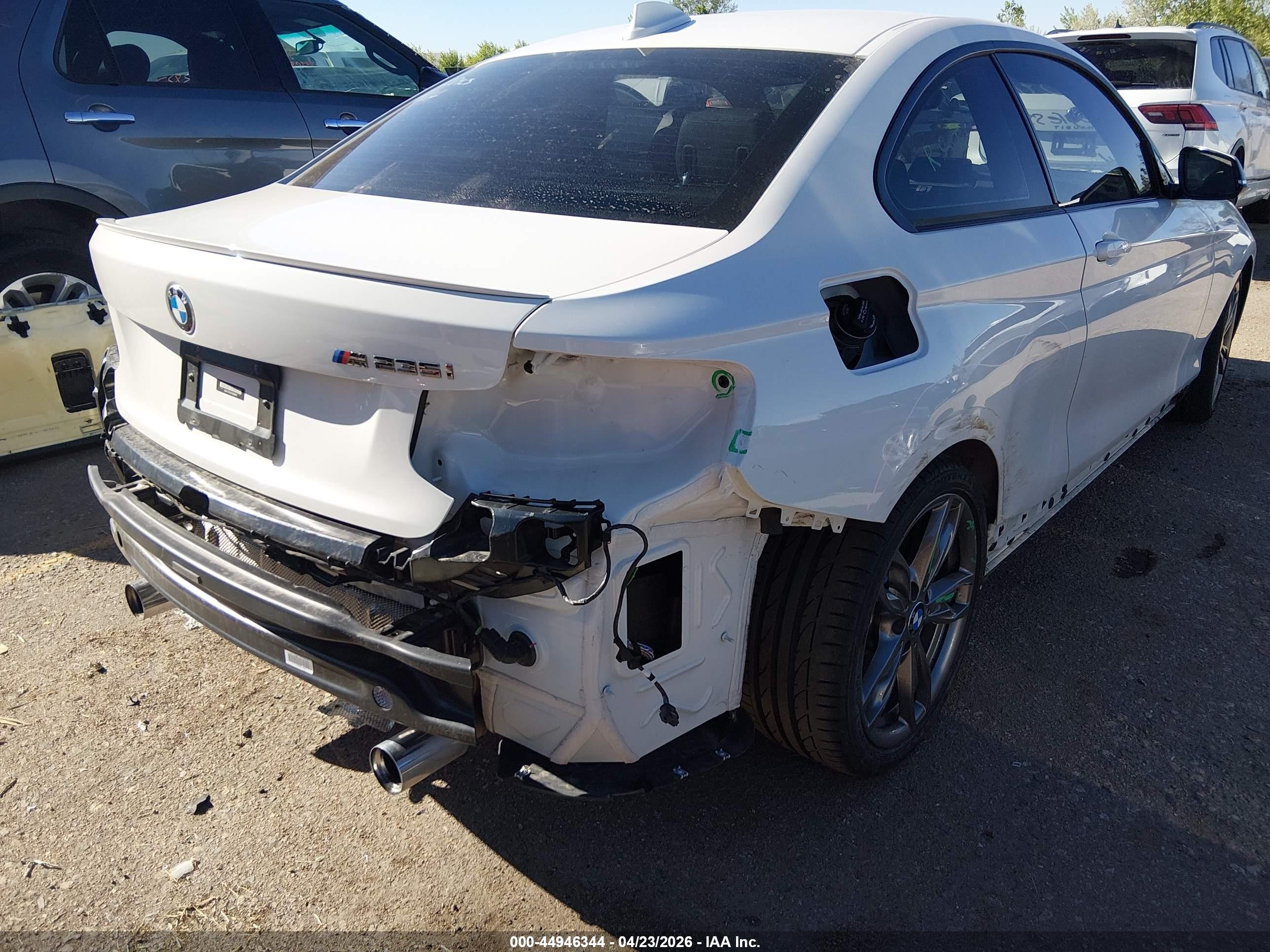 2015 Bmw M235   White vin: WBA1J7C5XFV289088
