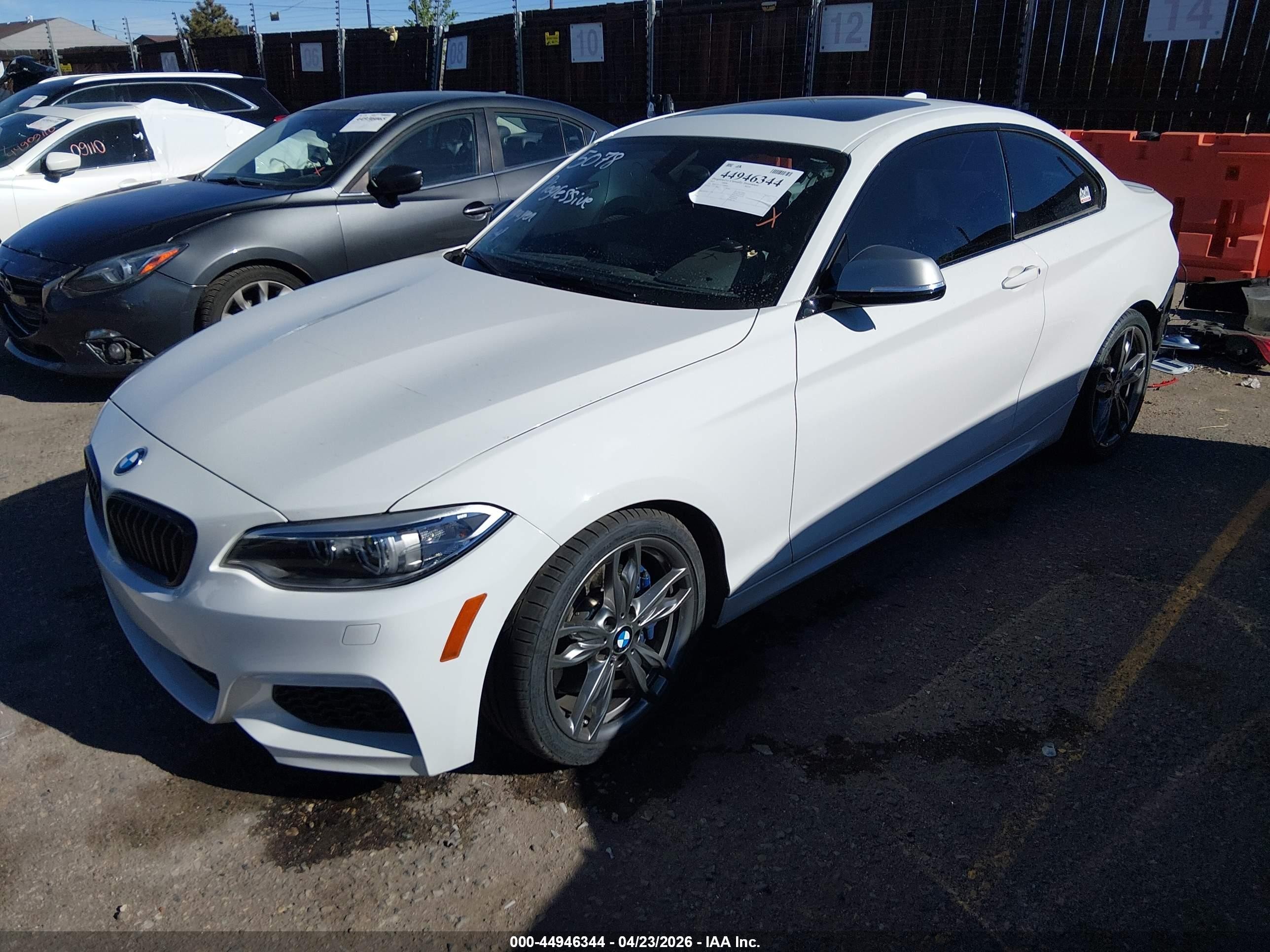2015 Bmw M235   White vin: WBA1J7C5XFV289088