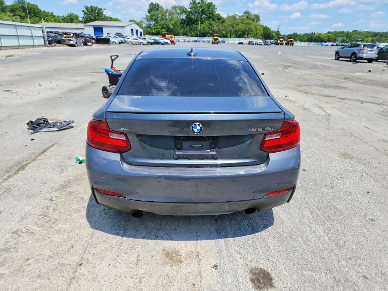 2015 Bmw M235xi Gray vin: WBA1J9C50FV371245