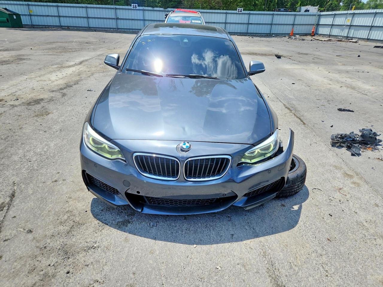 2015 Bmw M235xi Gray vin: WBA1J9C50FV371245
