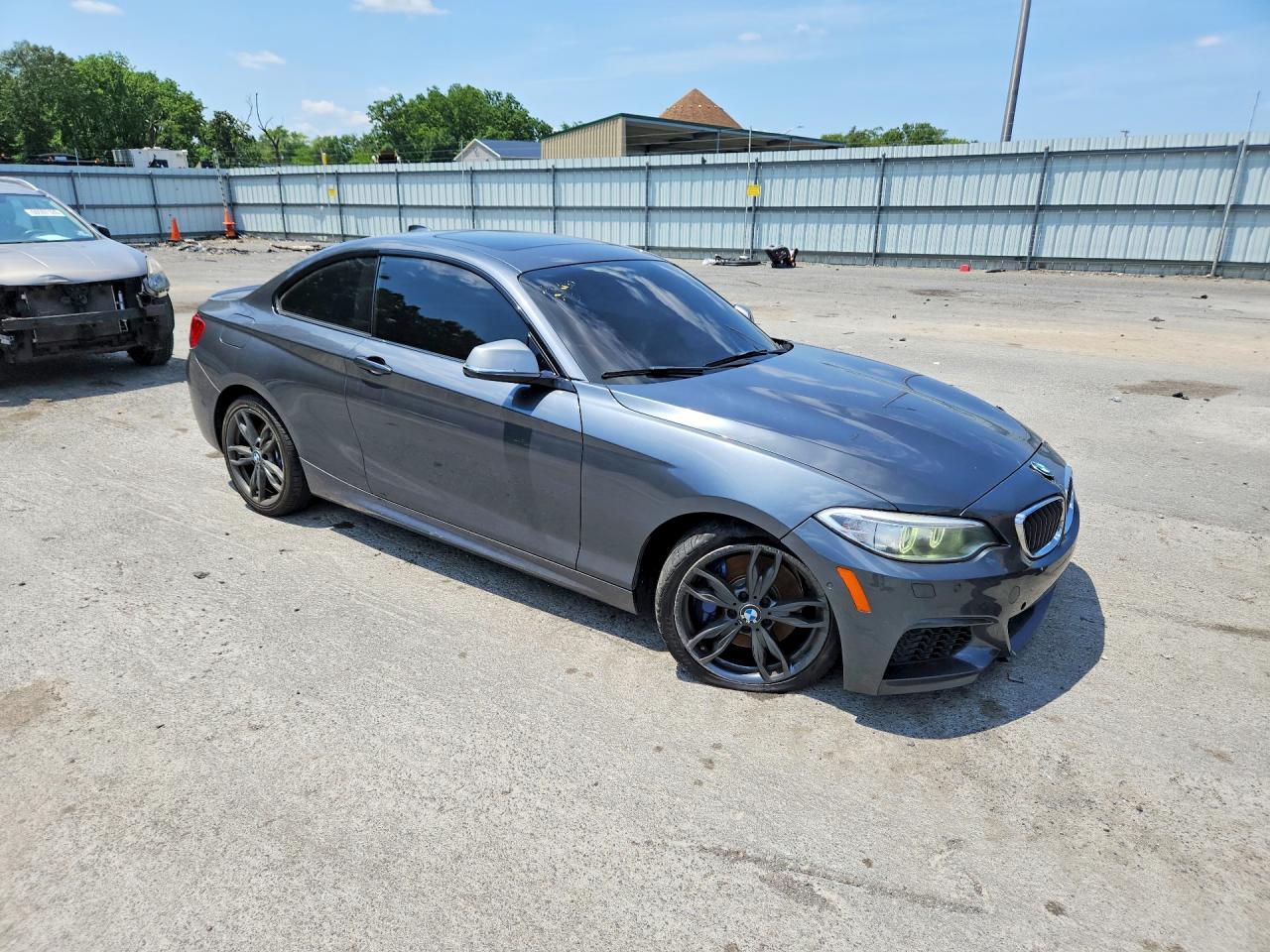 2015 Bmw M235xi Gray vin: WBA1J9C50FV371245
