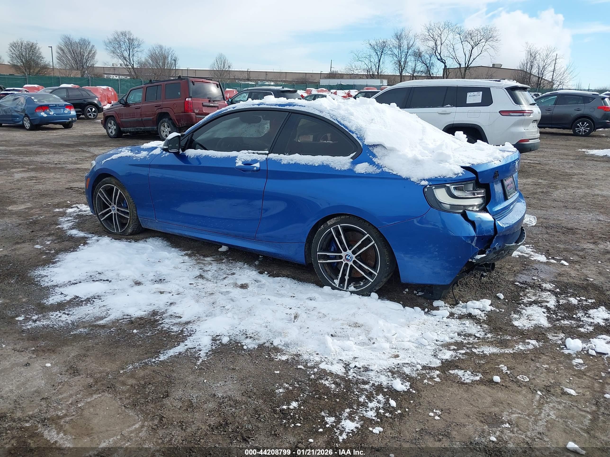 2015 Bmw M235 Xdrive Blue vin: WBA1J9C50FVX99199