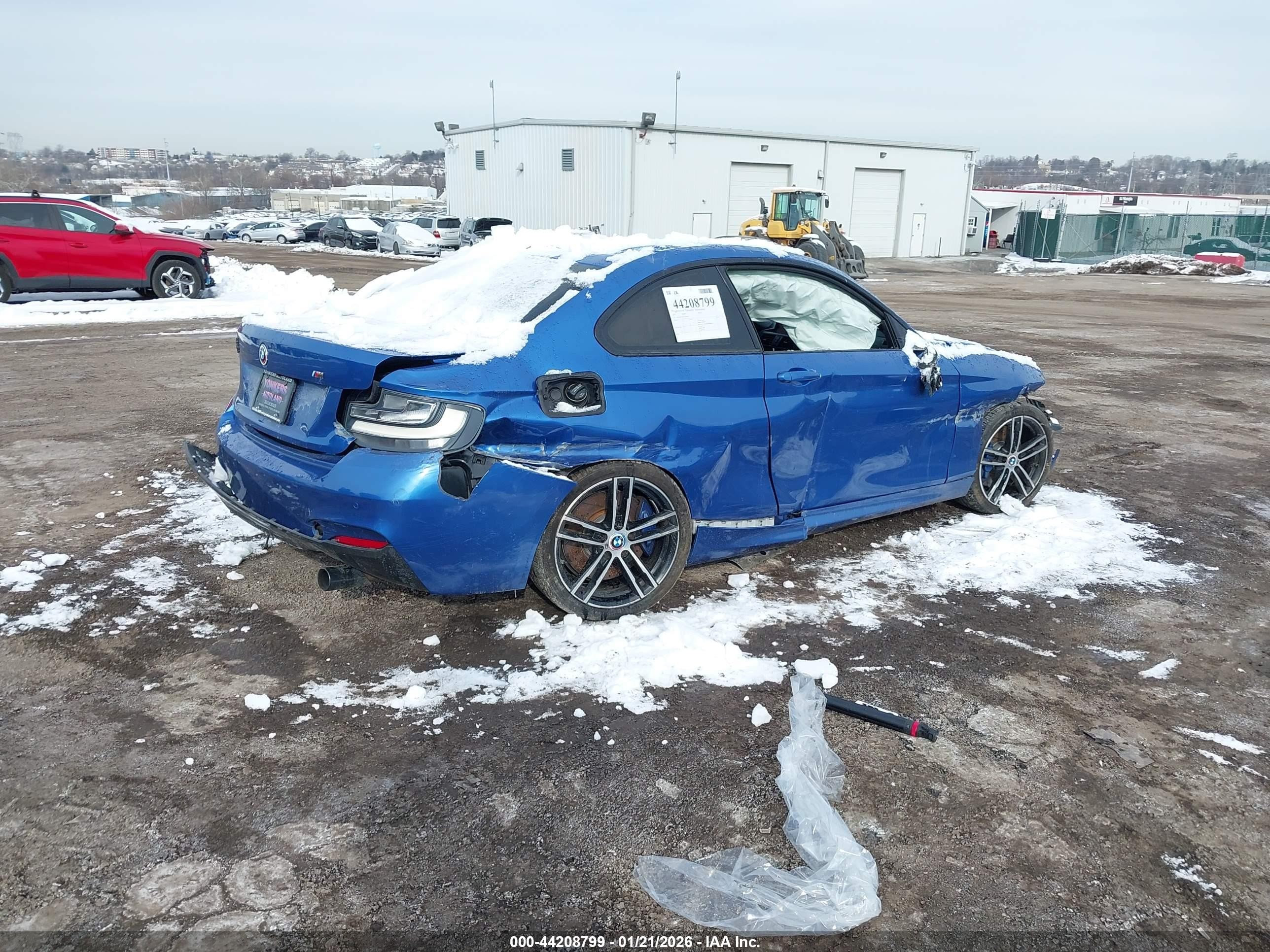 2015 Bmw M235 Xdrive Blue vin: WBA1J9C50FVX99199