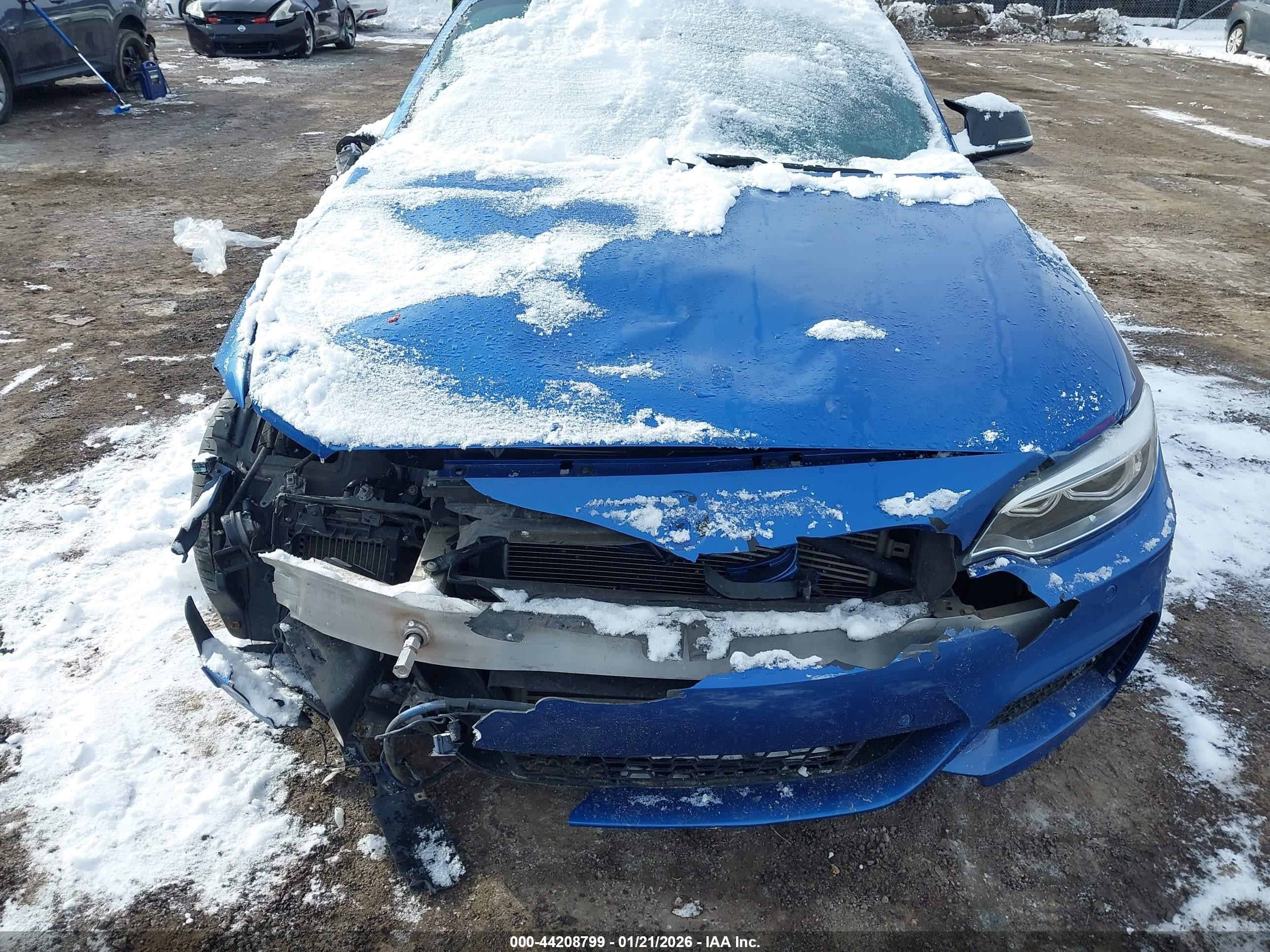 2015 Bmw M235 Xdrive Blue vin: WBA1J9C50FVX99199