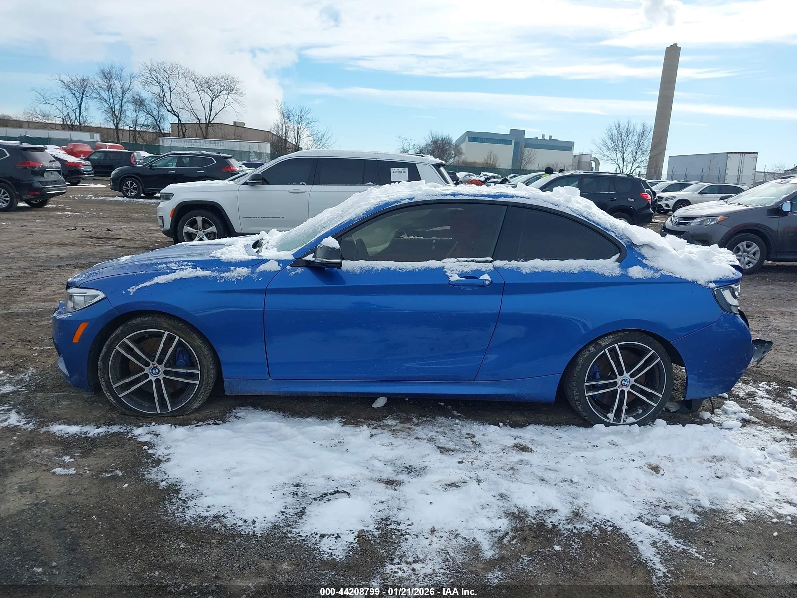 2015 Bmw M235 Xdrive Blue vin: WBA1J9C50FVX99199
