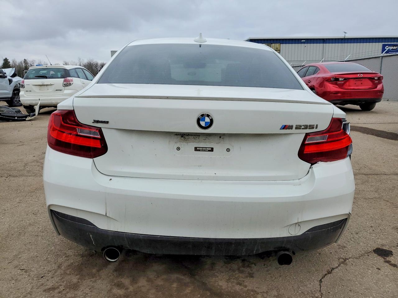 2015 Bmw M235xi White vin: WBA1J9C51FVX98904