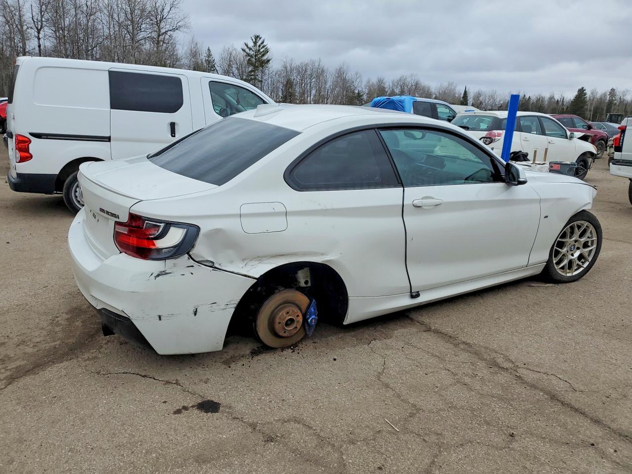 2015 Bmw M235xi White vin: WBA1J9C51FVX98904