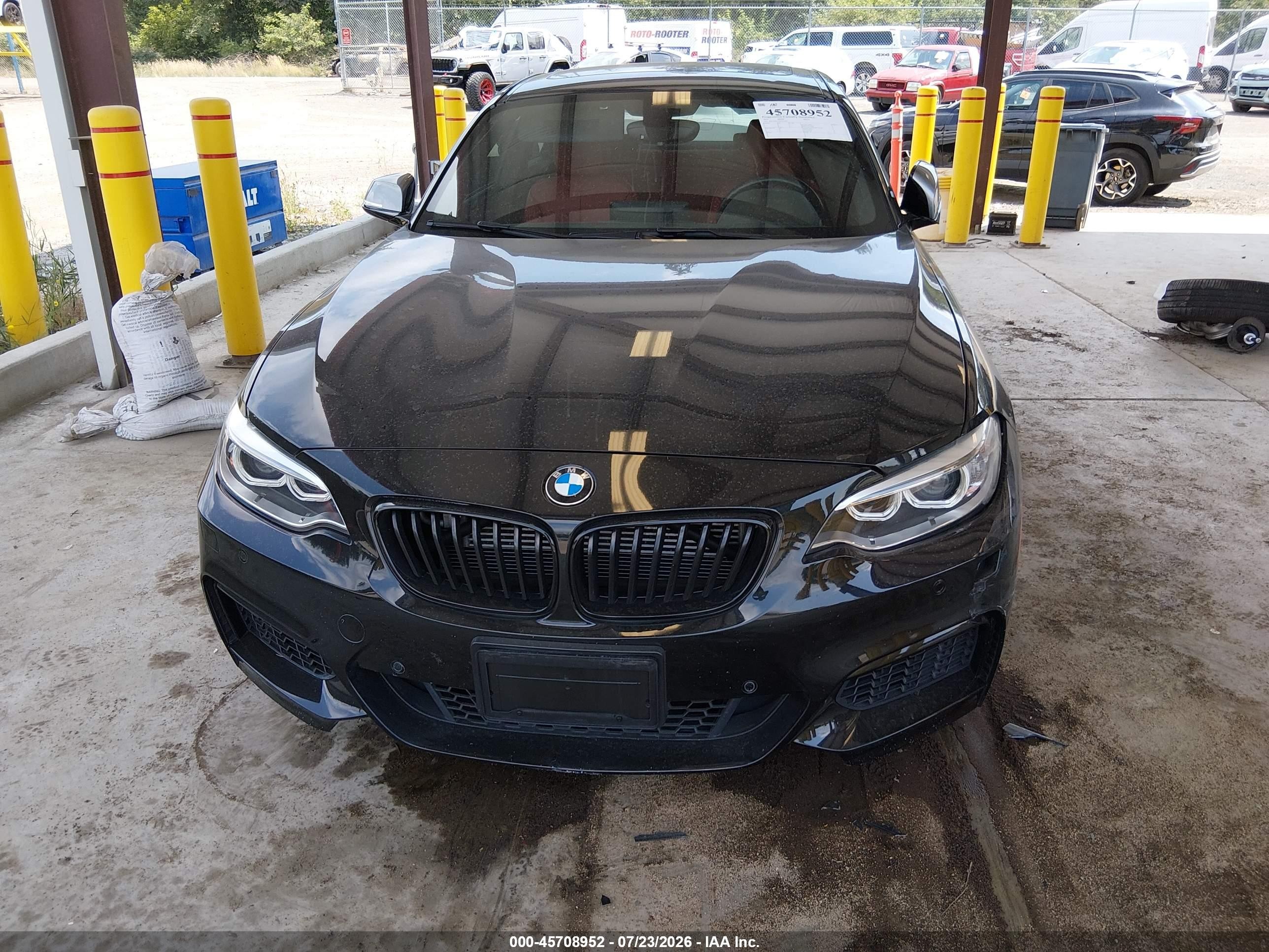 2015 Bmw M235 Xdrive Black vin: WBA1J9C53FV371062